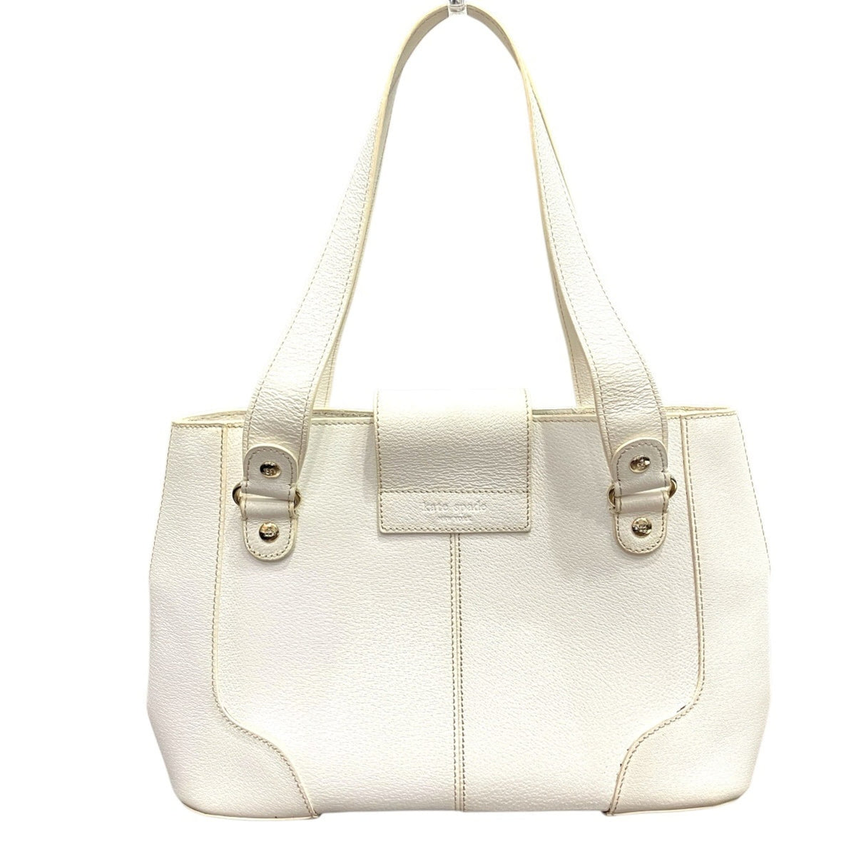 Kate Spade White Leather Handbag (Pre-Owned)