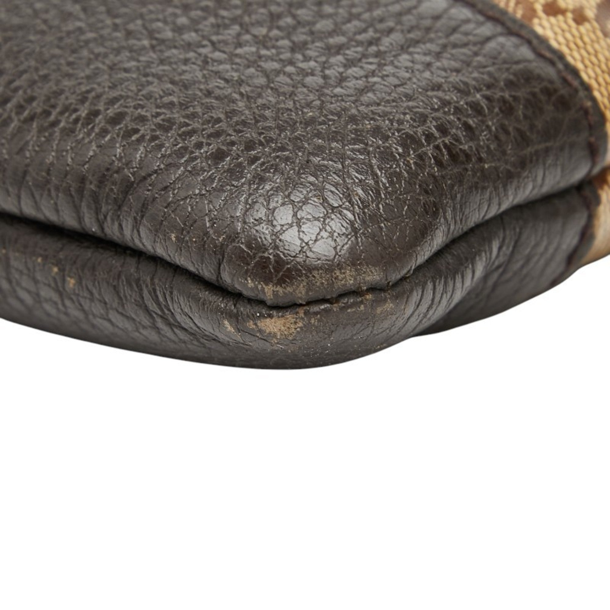 Gucci Beige Brown Pvc Leather Shoulder Bag (Pre-Owned)