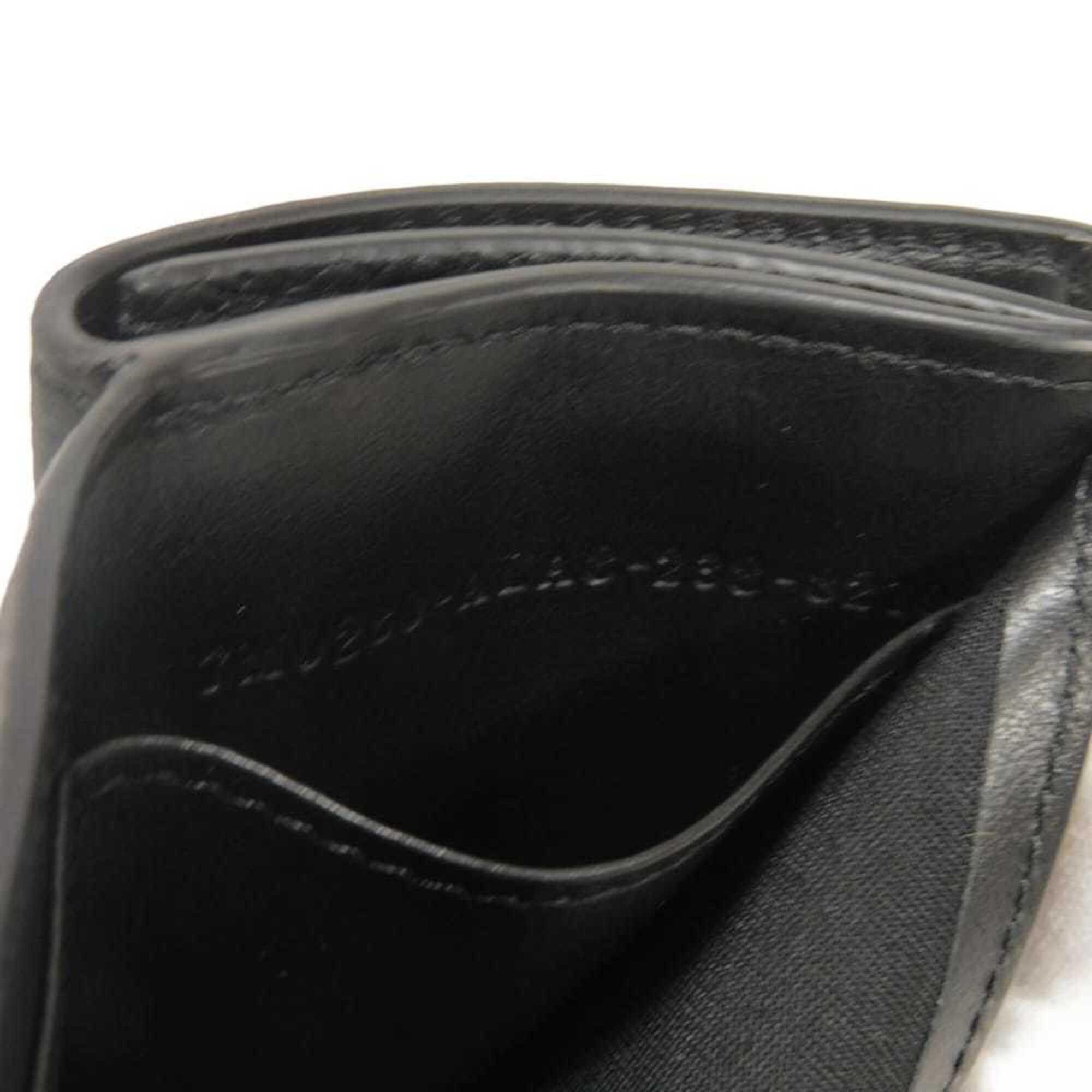 Fendi Black Gunmetal Wallet (Tri-Fold) (Pre-Owned)