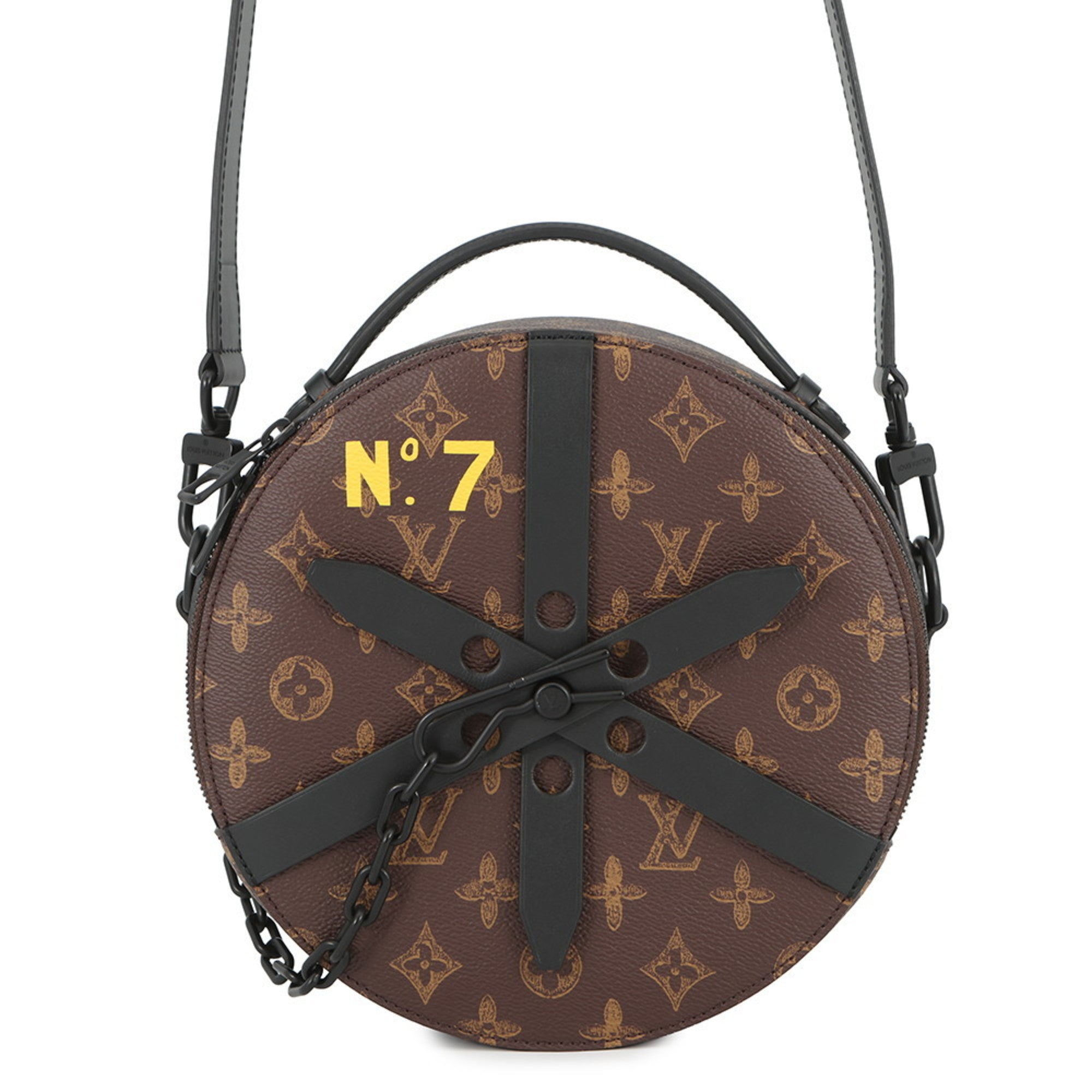 Louis Vuitton Noir Monogram Shoulder Bag (Pre-Owned)