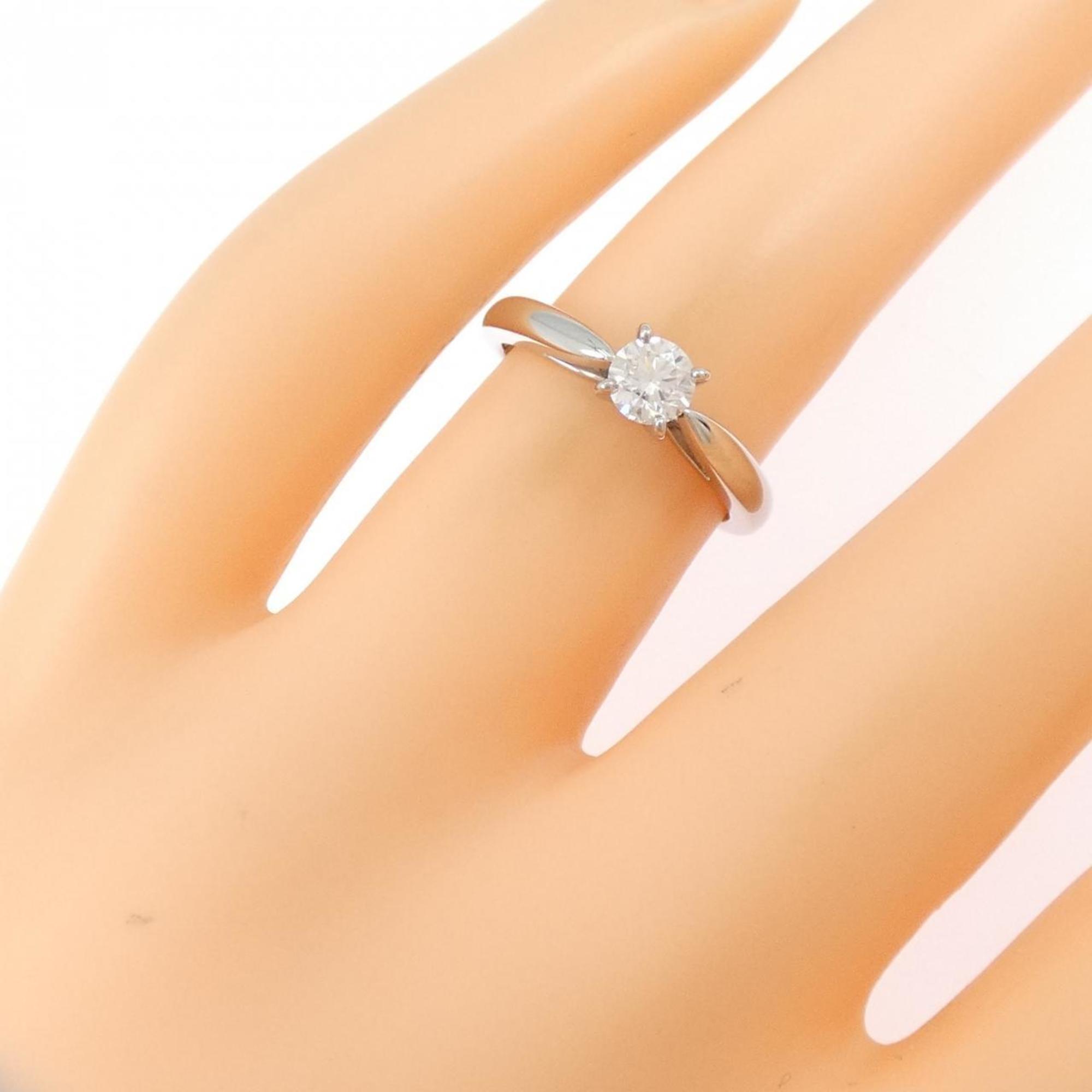 Van Cleef & Arpels Platinum Platinum 950 Band Ring (Pre-Owned)