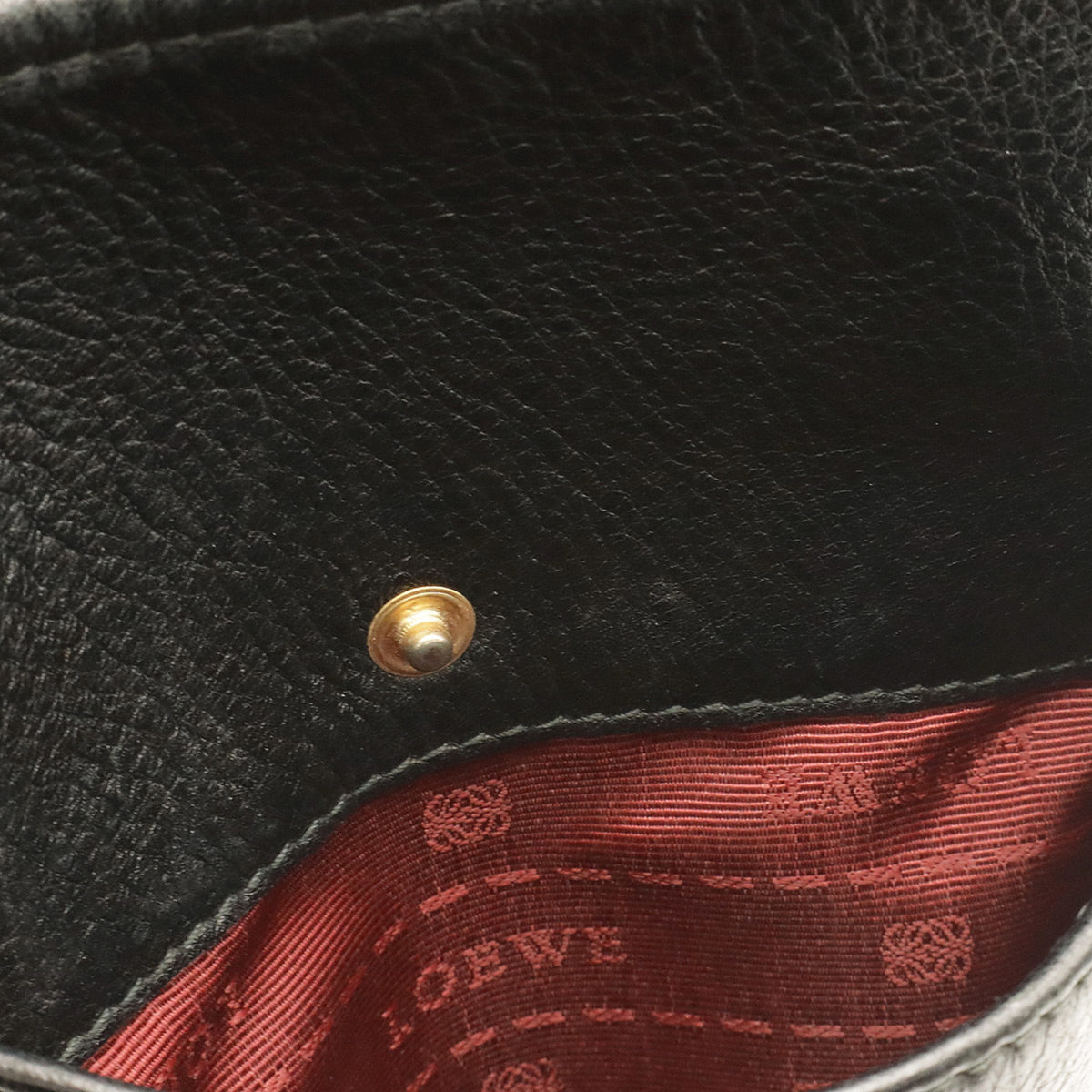 Loewe Black Leather Handbag Tote Bag (Pre-Owned)