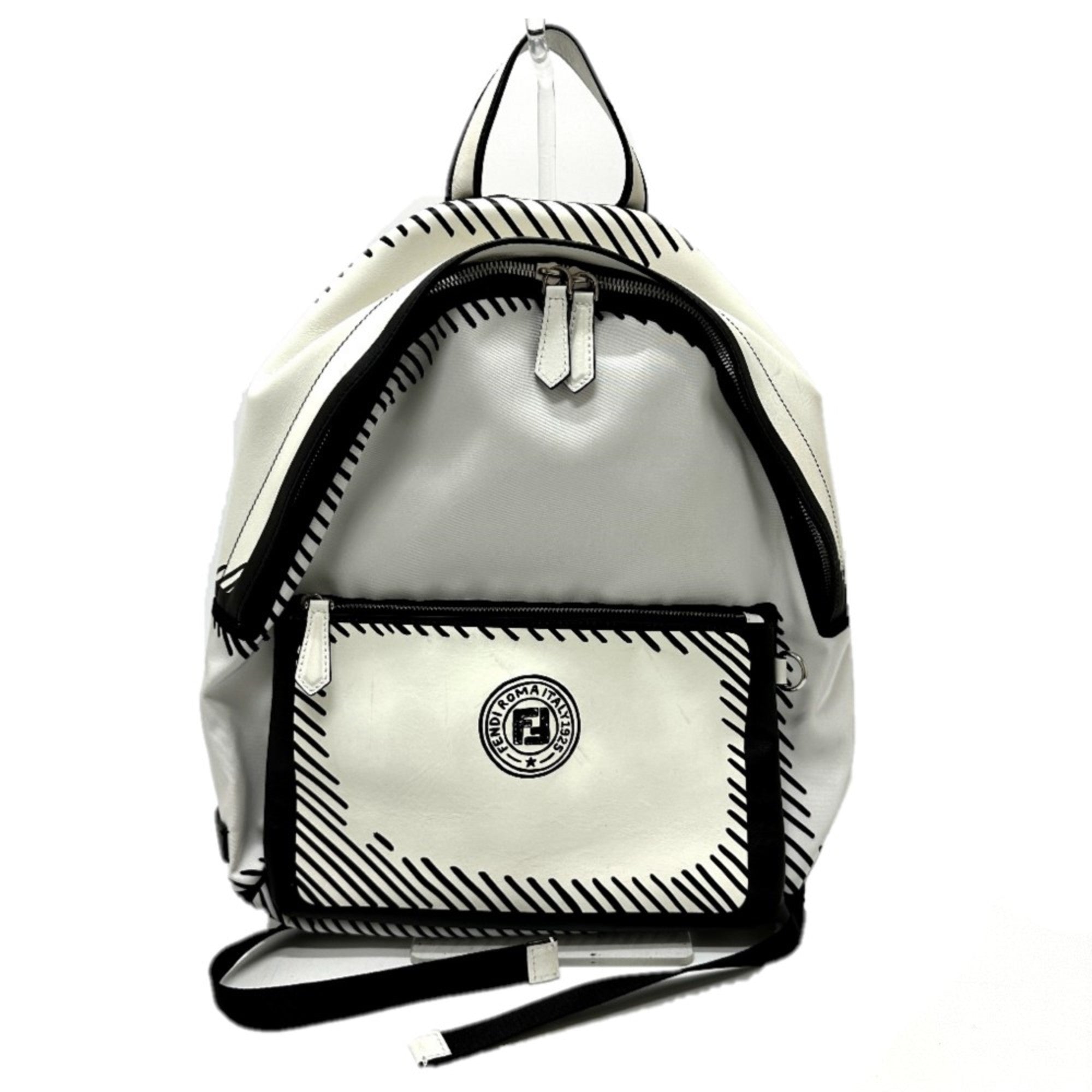 Fendi White Other Backpack (Pre-Owned)