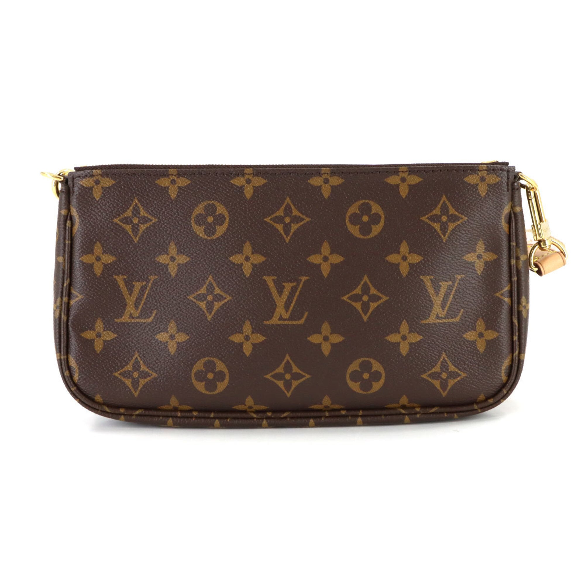 Louis Vuitton Monogram Rose Clair Monogram Handbag Pochette Pouch Shoulder Bag (Pre-Owned)