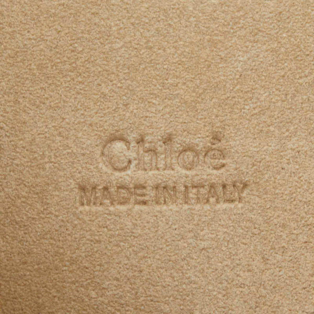 Chloé Beige Leather Suede Shoulder Bag (Pre-Owned)