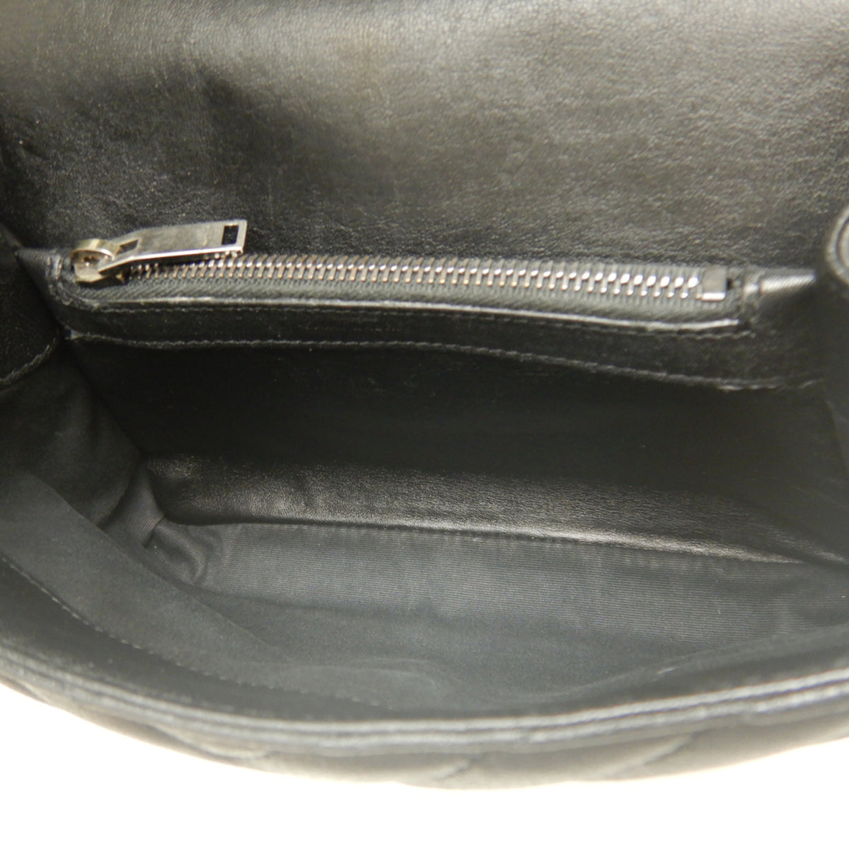 Yves Saint Laurent Black Leather School Bag Shoulder Bag (Pre-Owned)