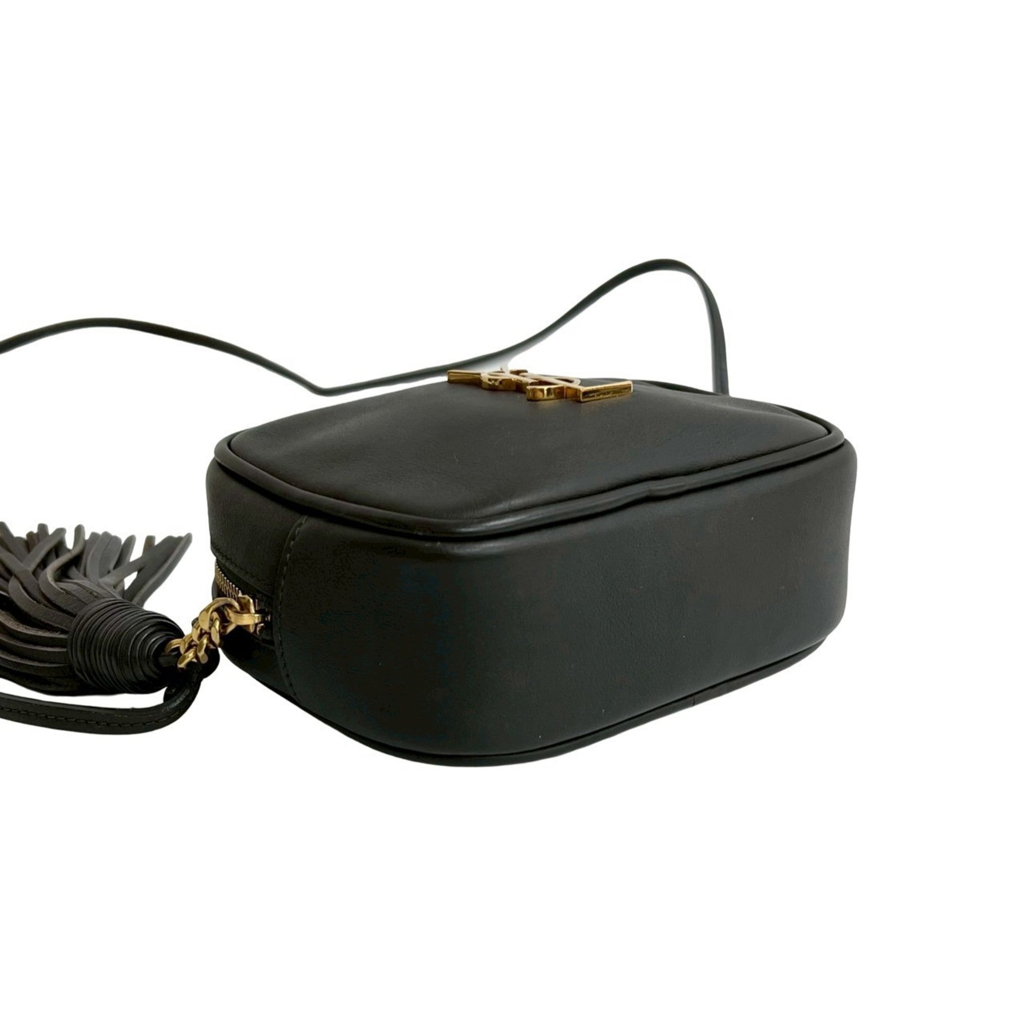 Yves Saint Laurent Brown Leather Pochette Shoulder Bag (Pre-Owned)