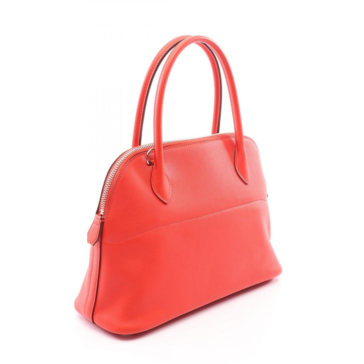Hermes Red Color Swift Leather Handbag (Pre-Owned)