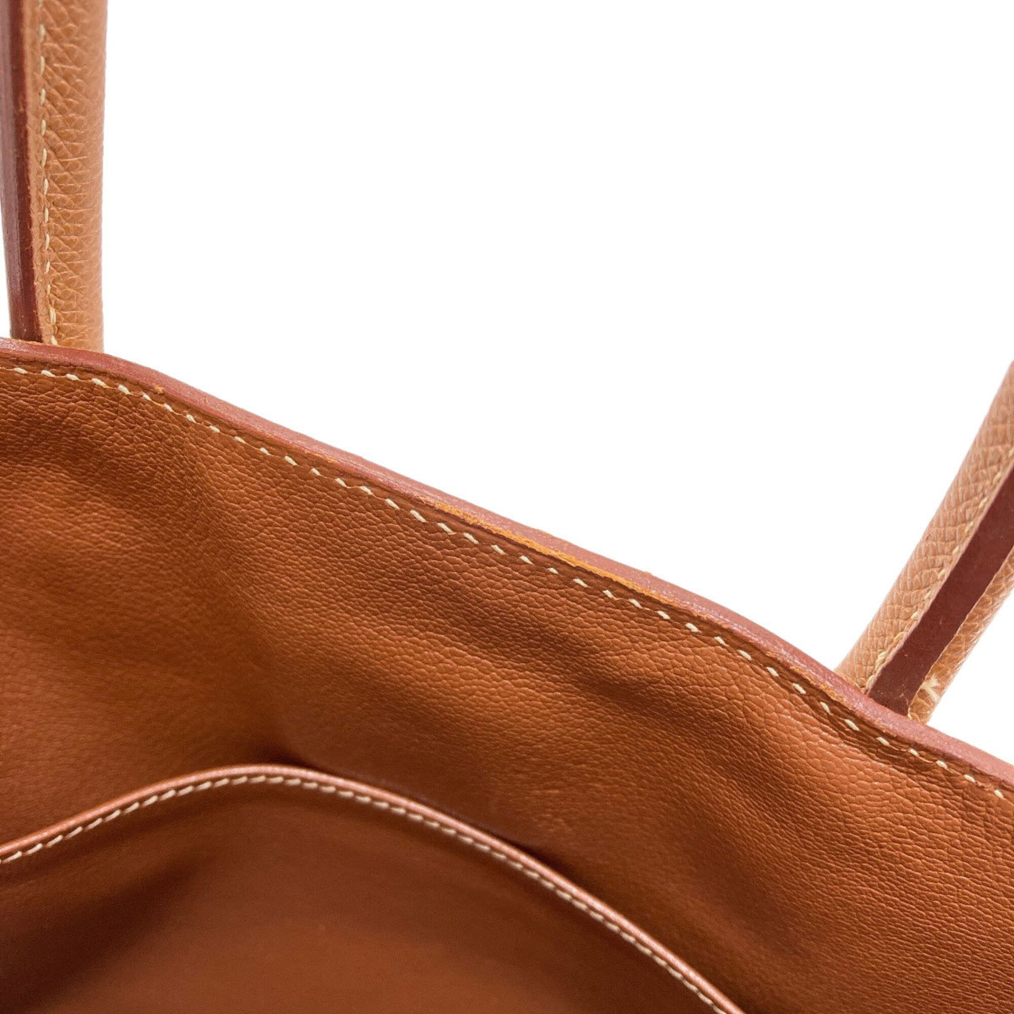 Hermes Gold Epsom Leather Handbag (Pre-Owned)