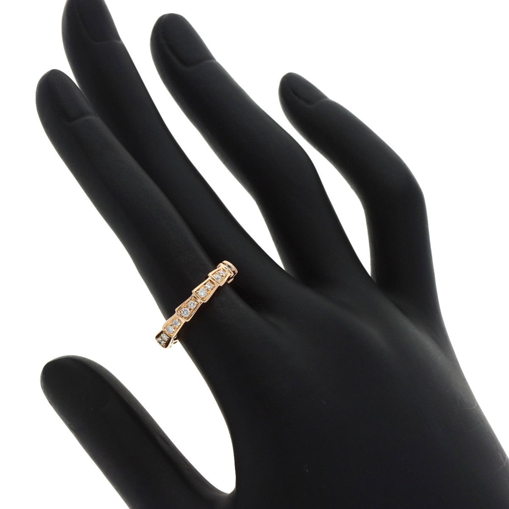 Bvlgari Serpenti Pink Gold (18K) Band Ring (Pre-Owned)