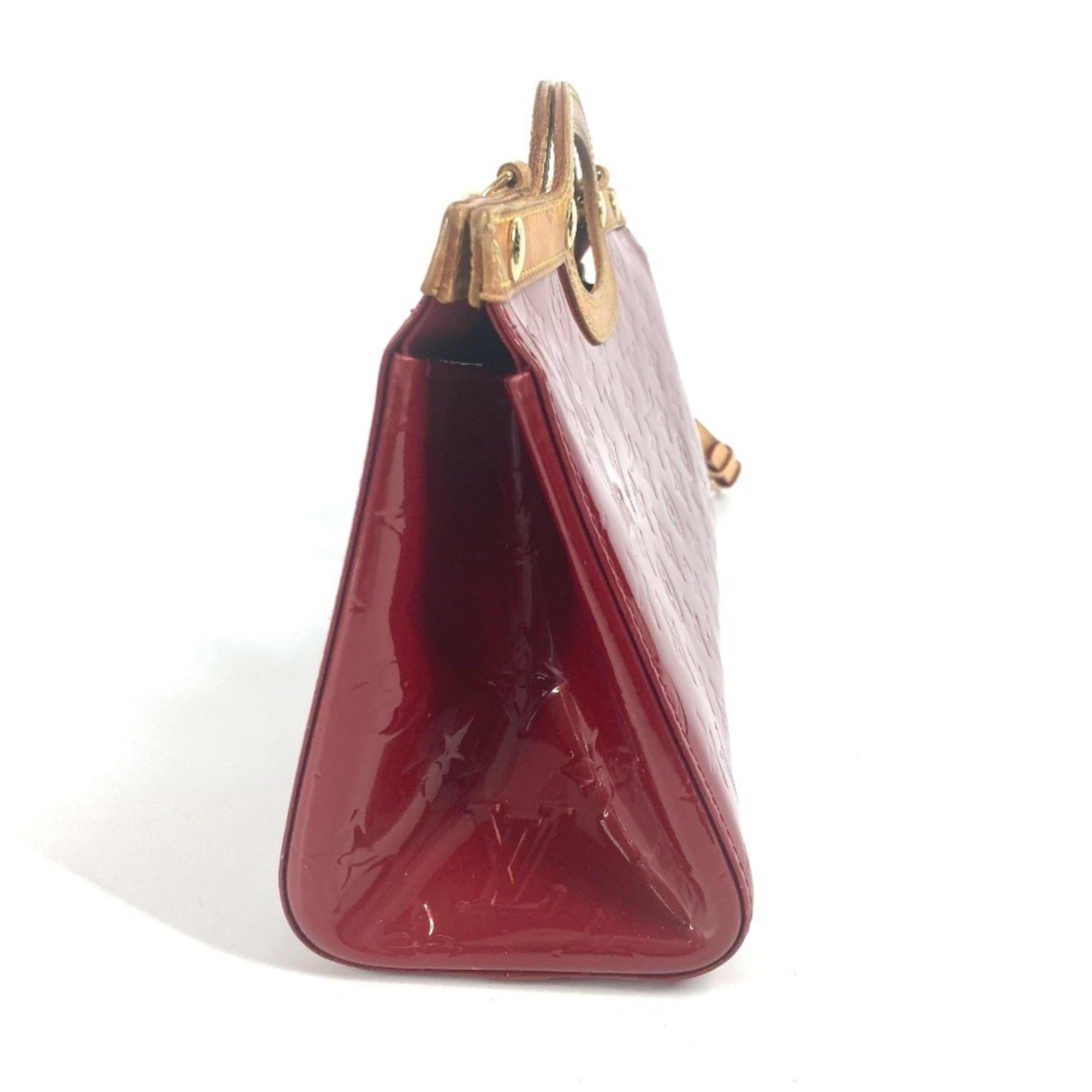 Louis Vuitton Monogram Vernis Red Color Monogram Vernis Handbag (Pre-Owned)