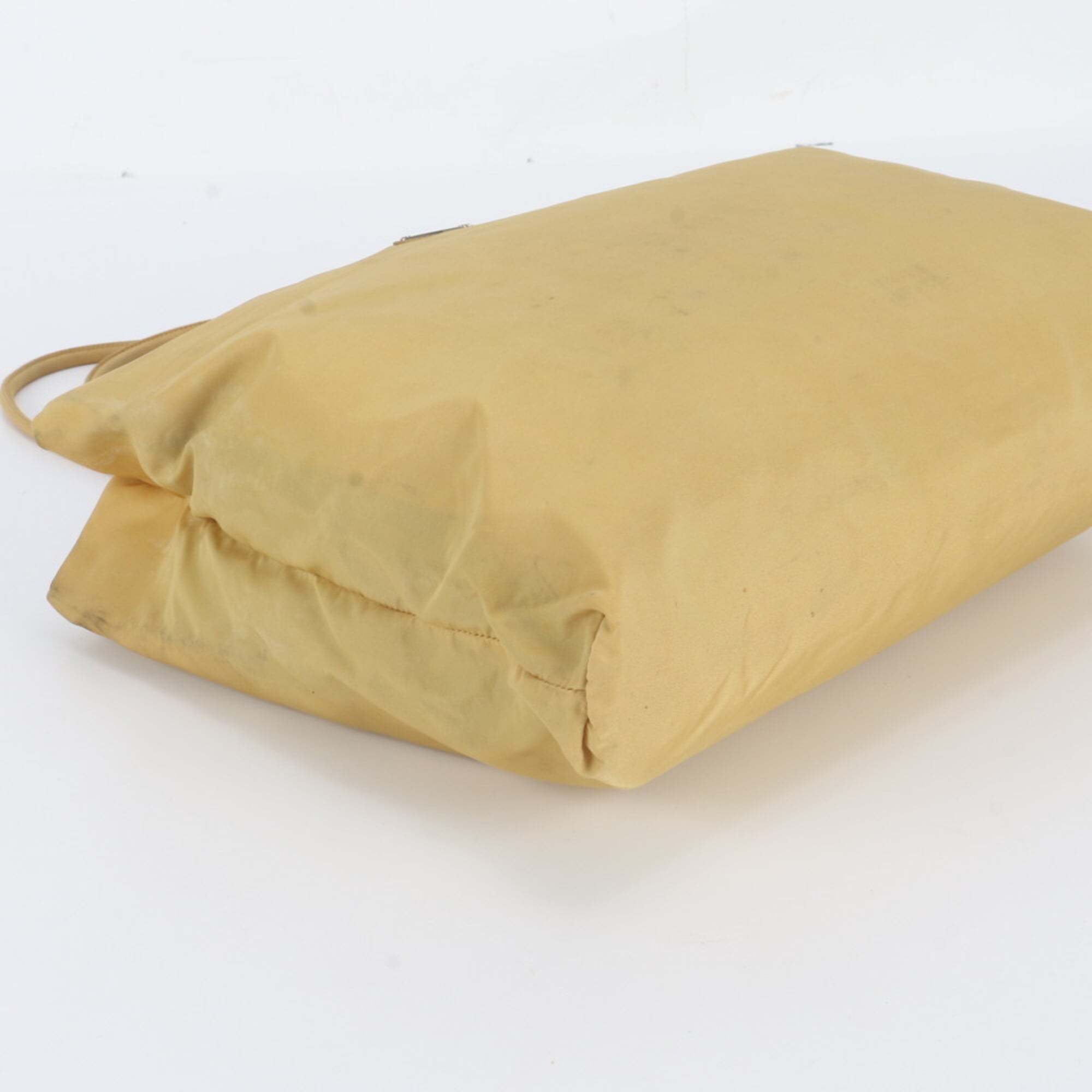 Prada Yellow Shoulder Bag Tote Bag (Pre-Owned)