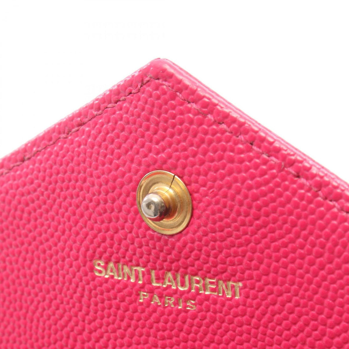 Yves Saint Laurent Red Color Leather Handbag Shoulder Bag (Pre-Owned)