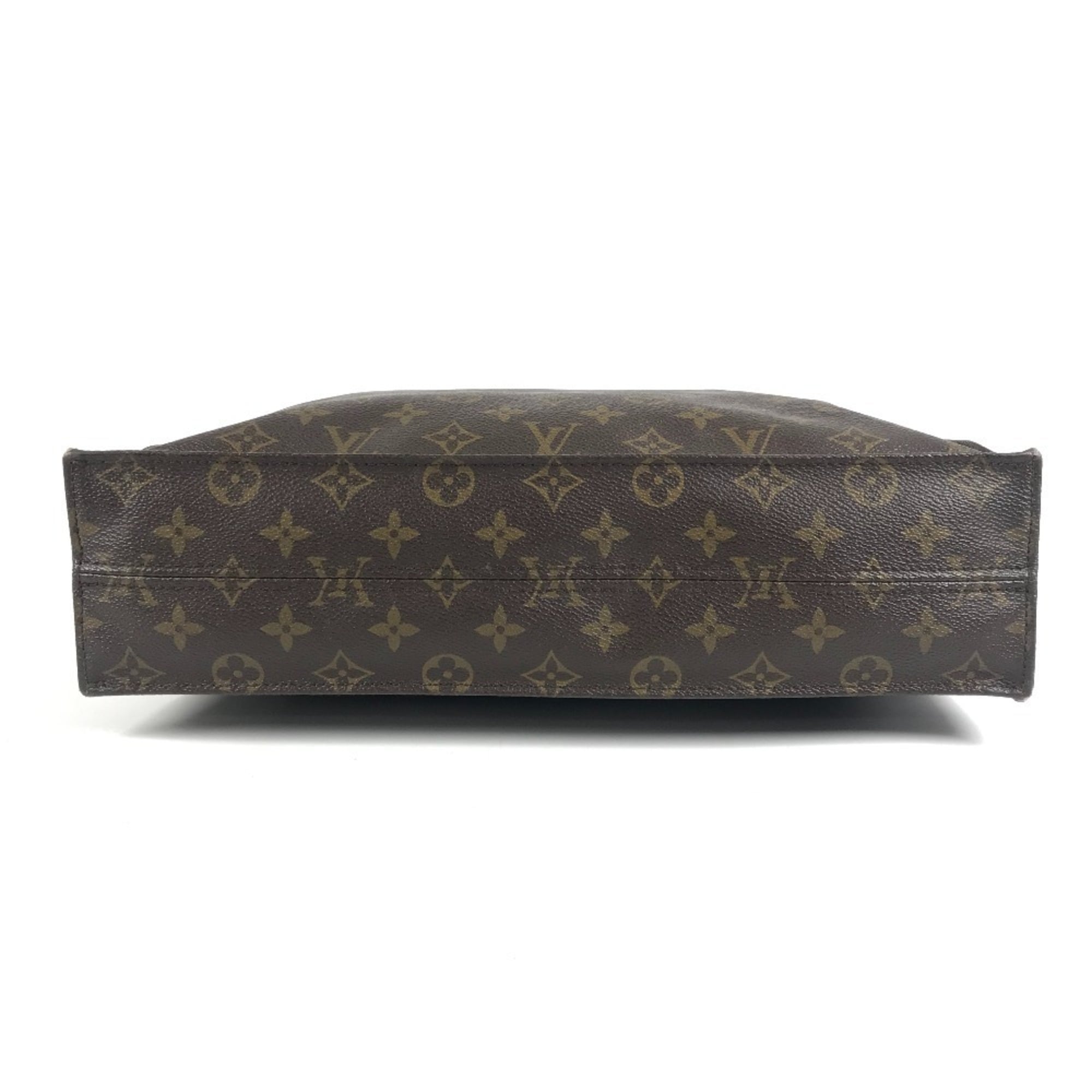 Louis Vuitton Brown Monogram Canvas Handbag Tote Bag (Pre-Owned)