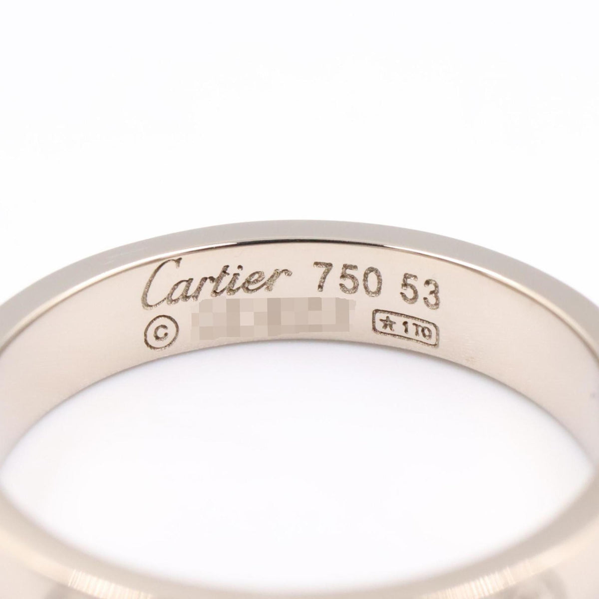 Cartier Silver White Gold (18K) Band Ring (Pre-Owned)