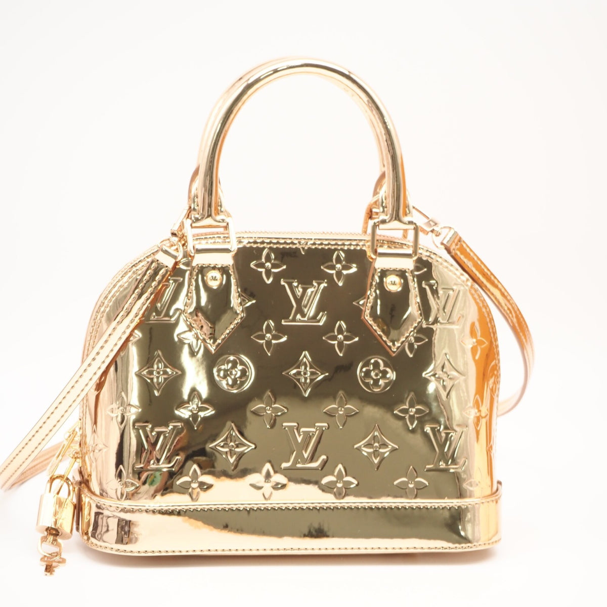 Louis Vuitton Bronze Coated Canvas Handbag (Pre-Owned)
