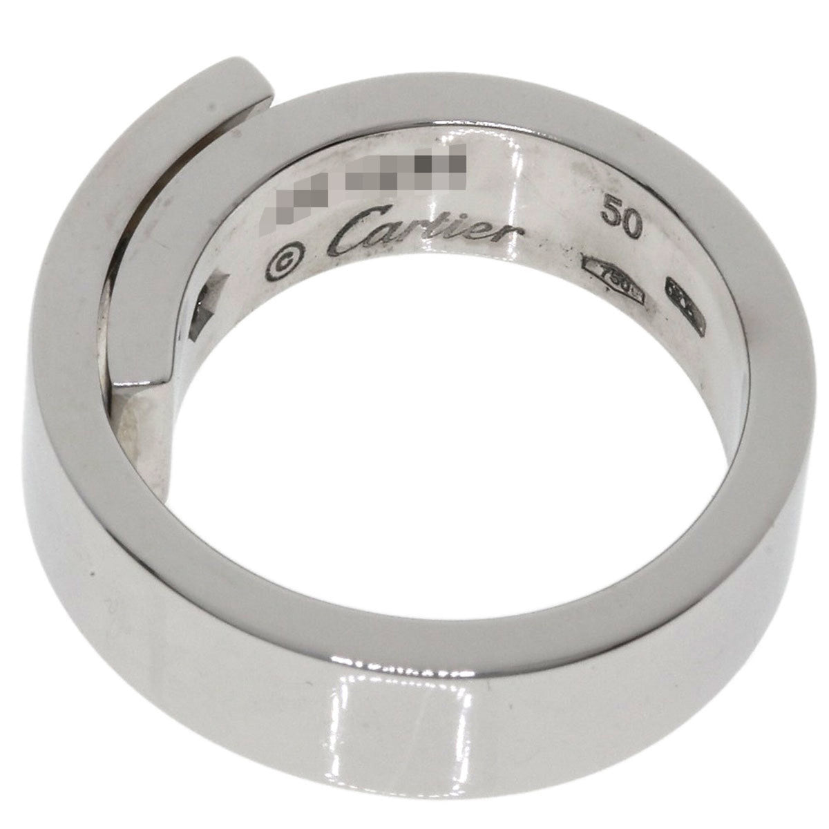 Cartier Silver White Gold (18K) Band Ring (Pre-Owned)