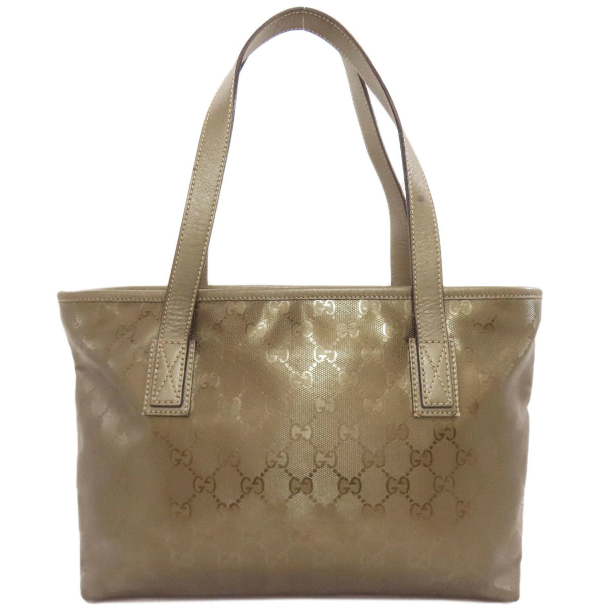 Gucci Bronze Pvc Handbag (Pre-Owned)