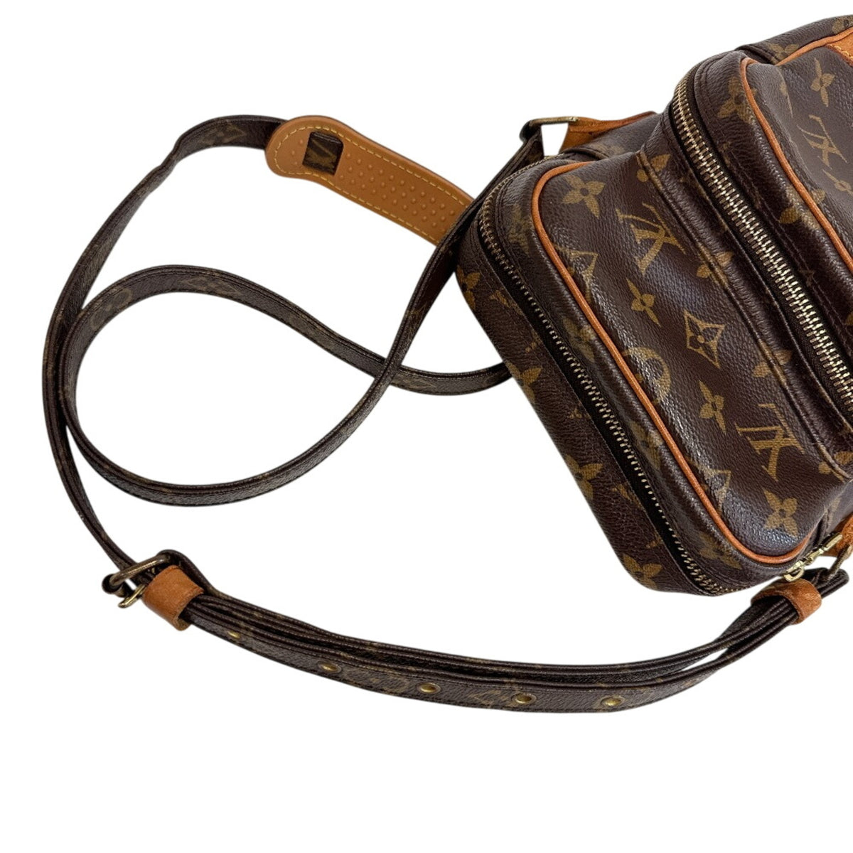 Louis Vuitton Monogram Brown Monogram Pochette Shoulder Bag (Pre-Owned)