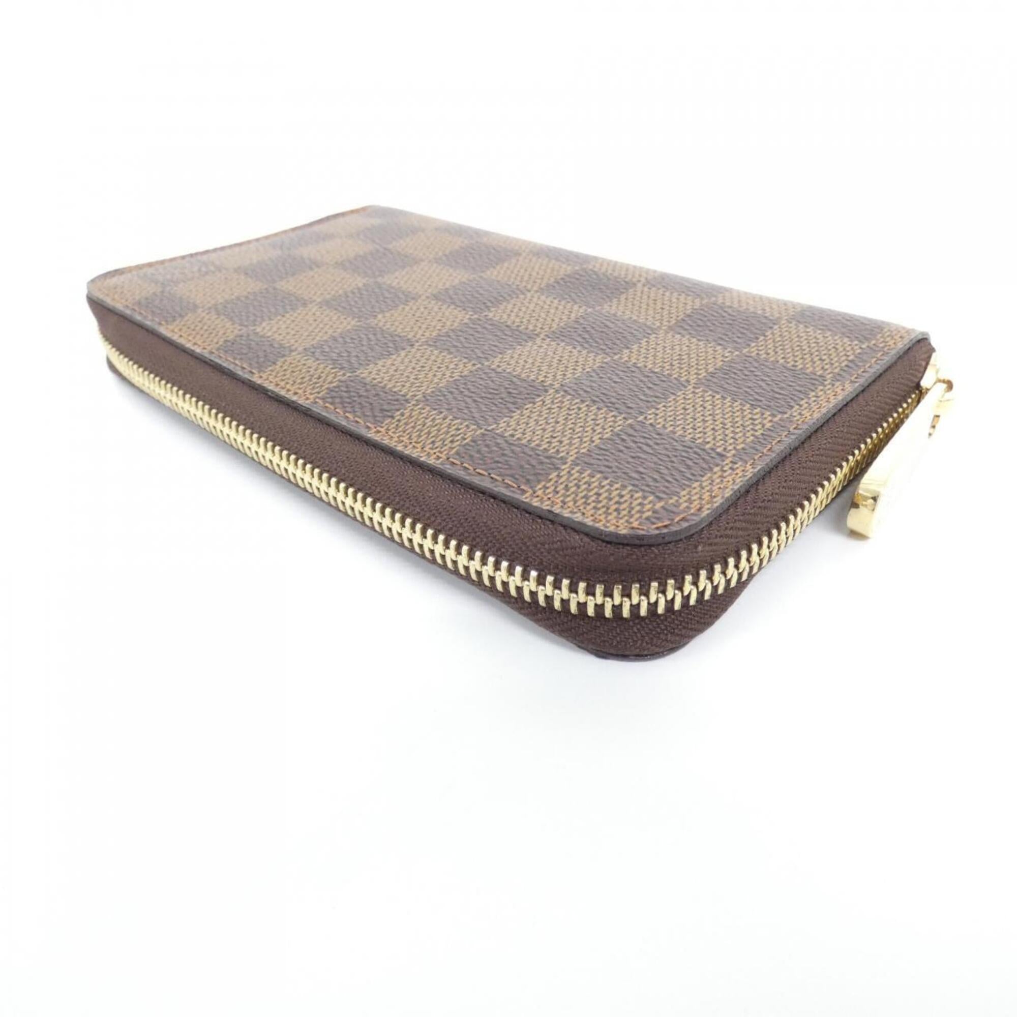 Louis Vuitton Ebene Coated Canvas Coin Purse/Coin Case (Pre-Owned)
