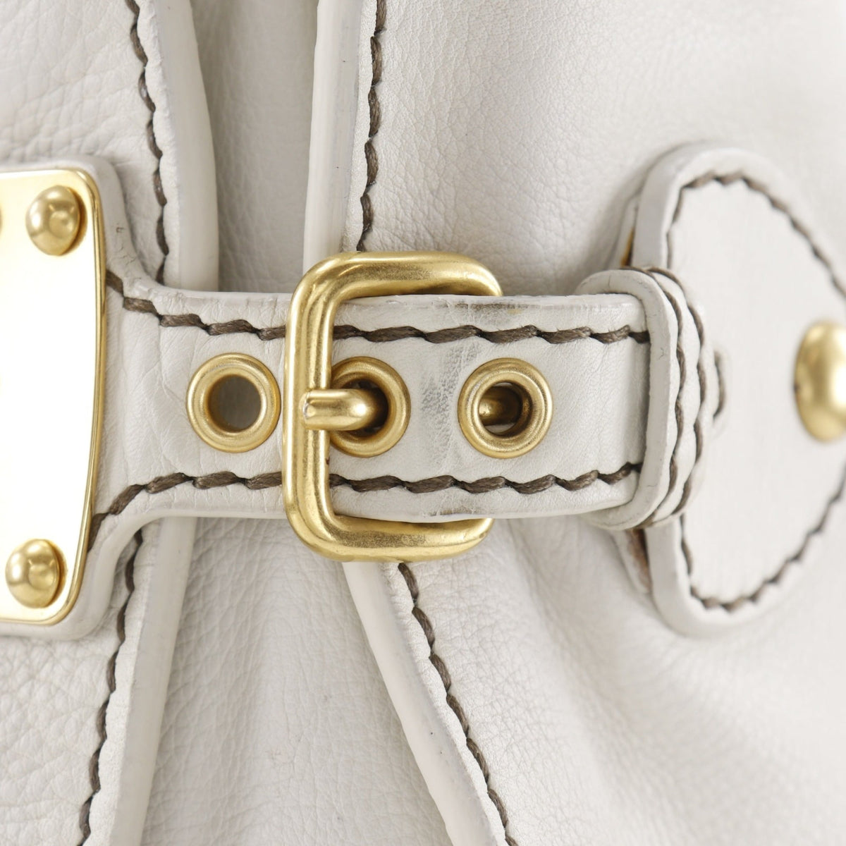 Miu Miu Leather Shoulder Bag (Pre-Owned)