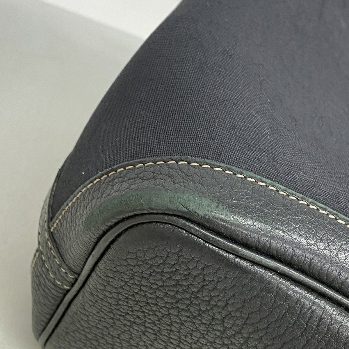Hermes Black Toile Officier Tote Bag (Pre-Owned)