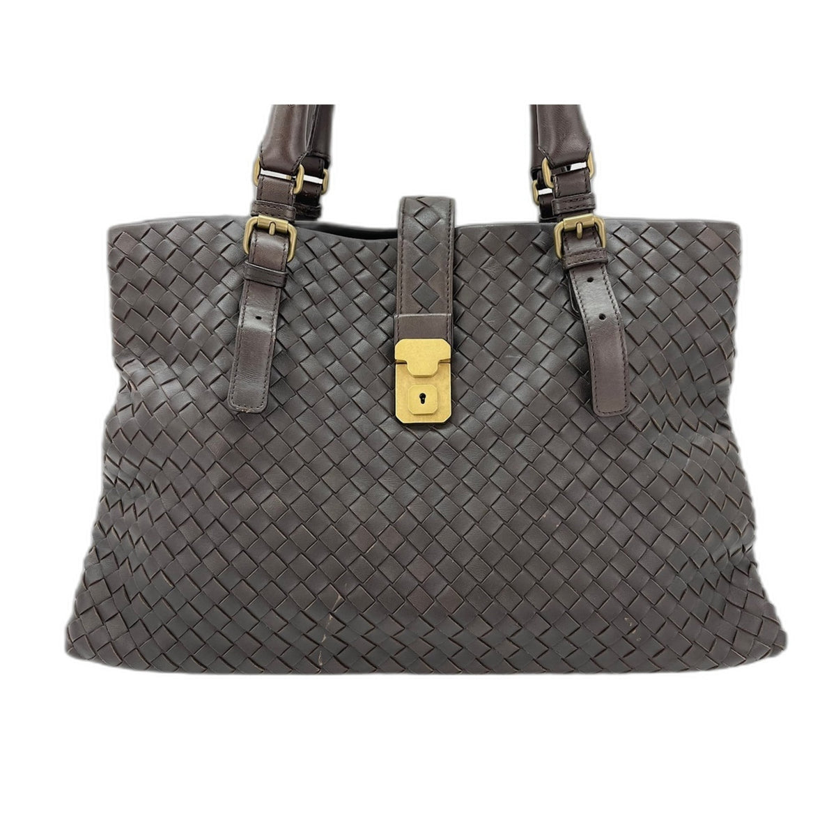 Bottega Veneta Brown Leather Tote Bag (Pre-Owned)
