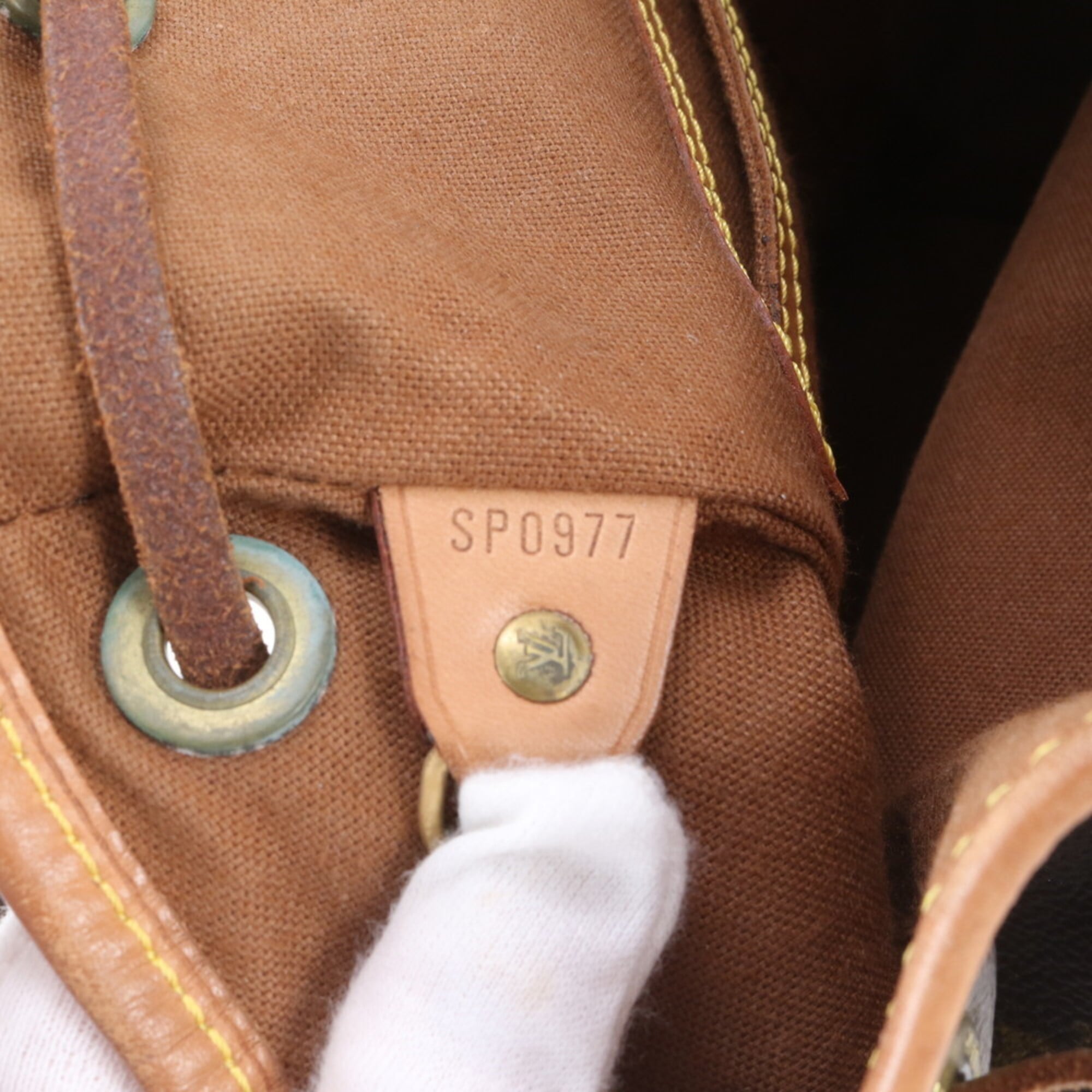 Louis Vuitton Brown Monogram White Monogram Backpack Handbag (Pre-Owned)