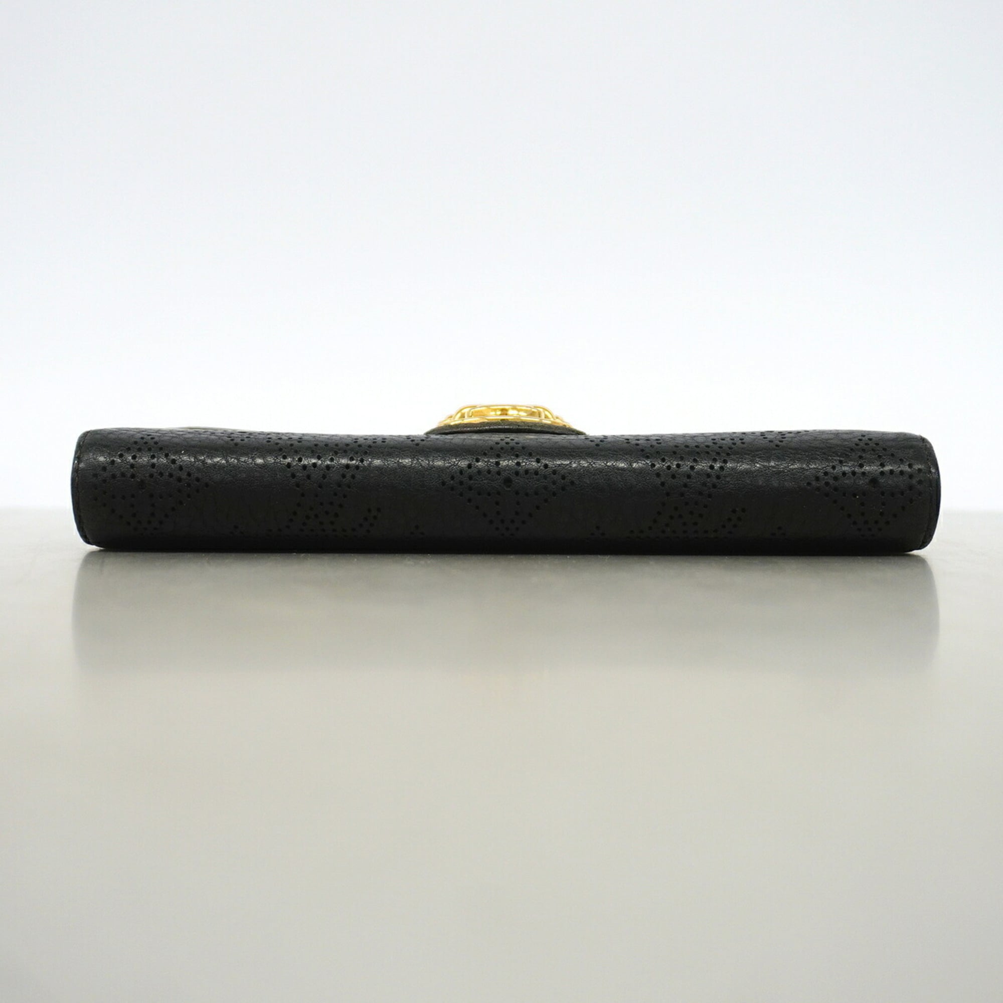Louis Vuitton Noir Long Wallet (Tri-Fold) (Pre-Owned)