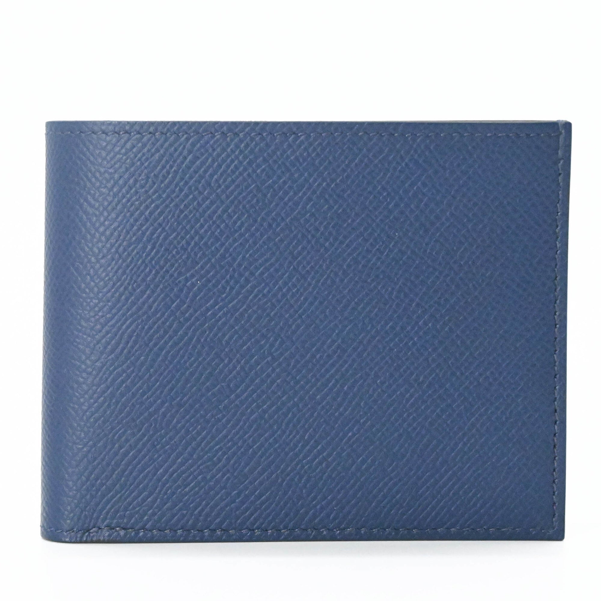 Hermes Navy Epsom Leather Wallet (Bi-Fold) (Pre-Owned)