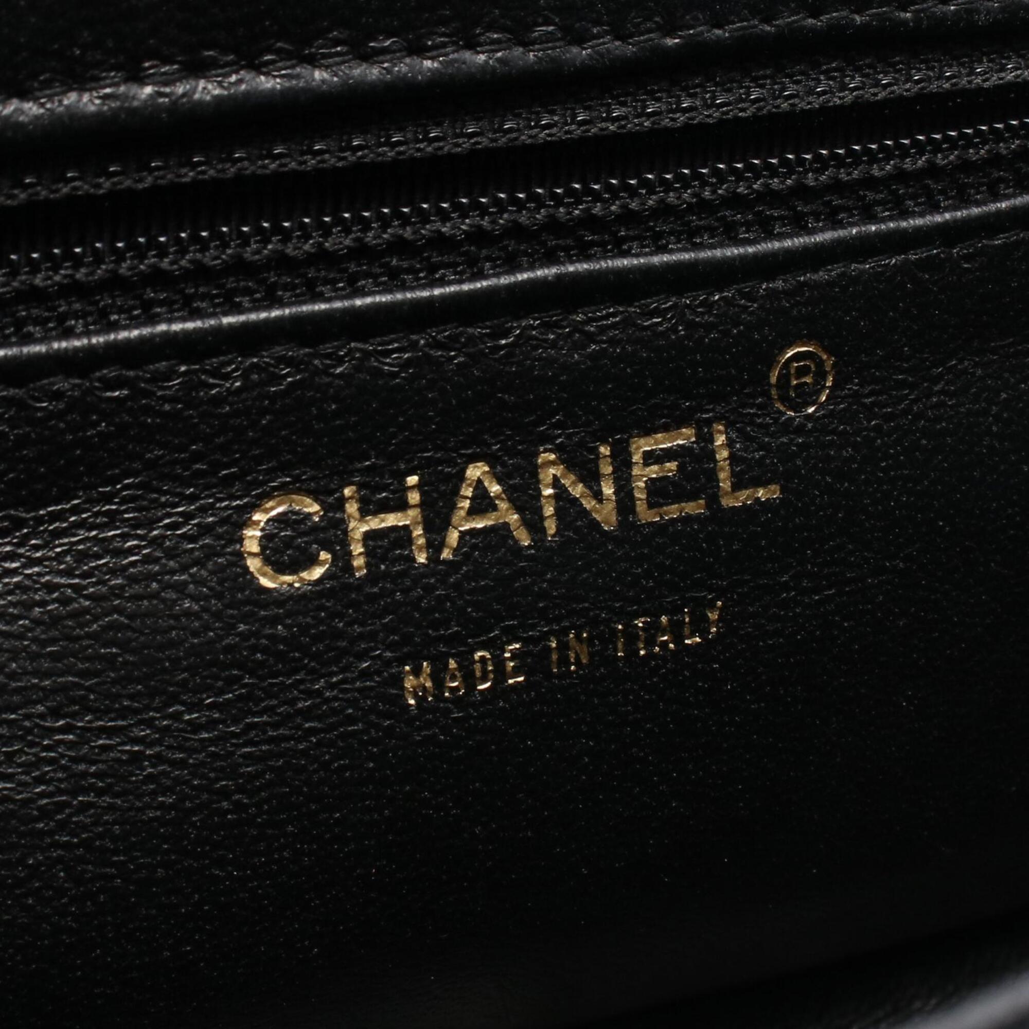 Chanel Black Jersey Handbag (Pre-Owned)