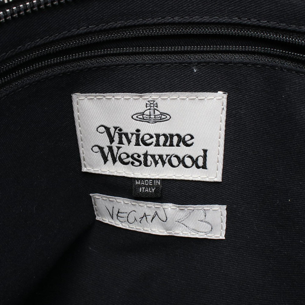 Vivienne Westwood Black Multi-Color Pink Handbag Tote Bag (Pre-Owned)