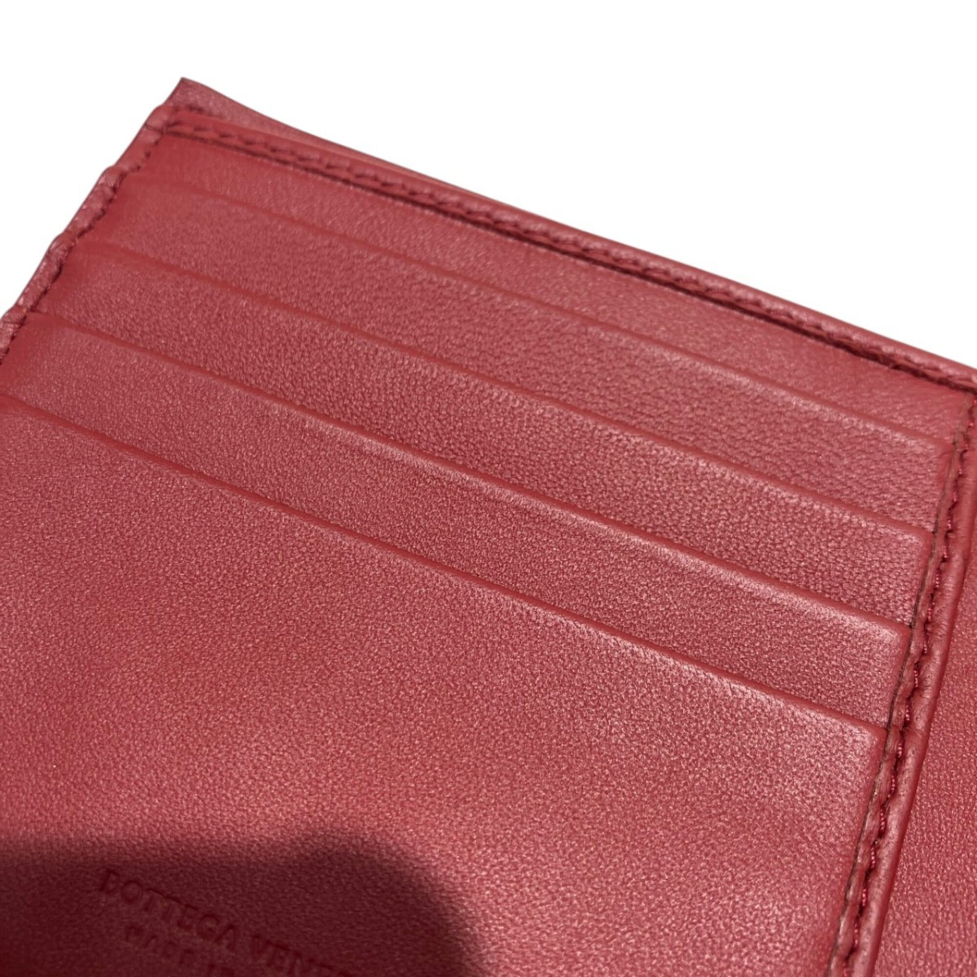 Bottega Veneta Intrecciato Blue Leather Wallet (Bi-Fold) (Pre-Owned)