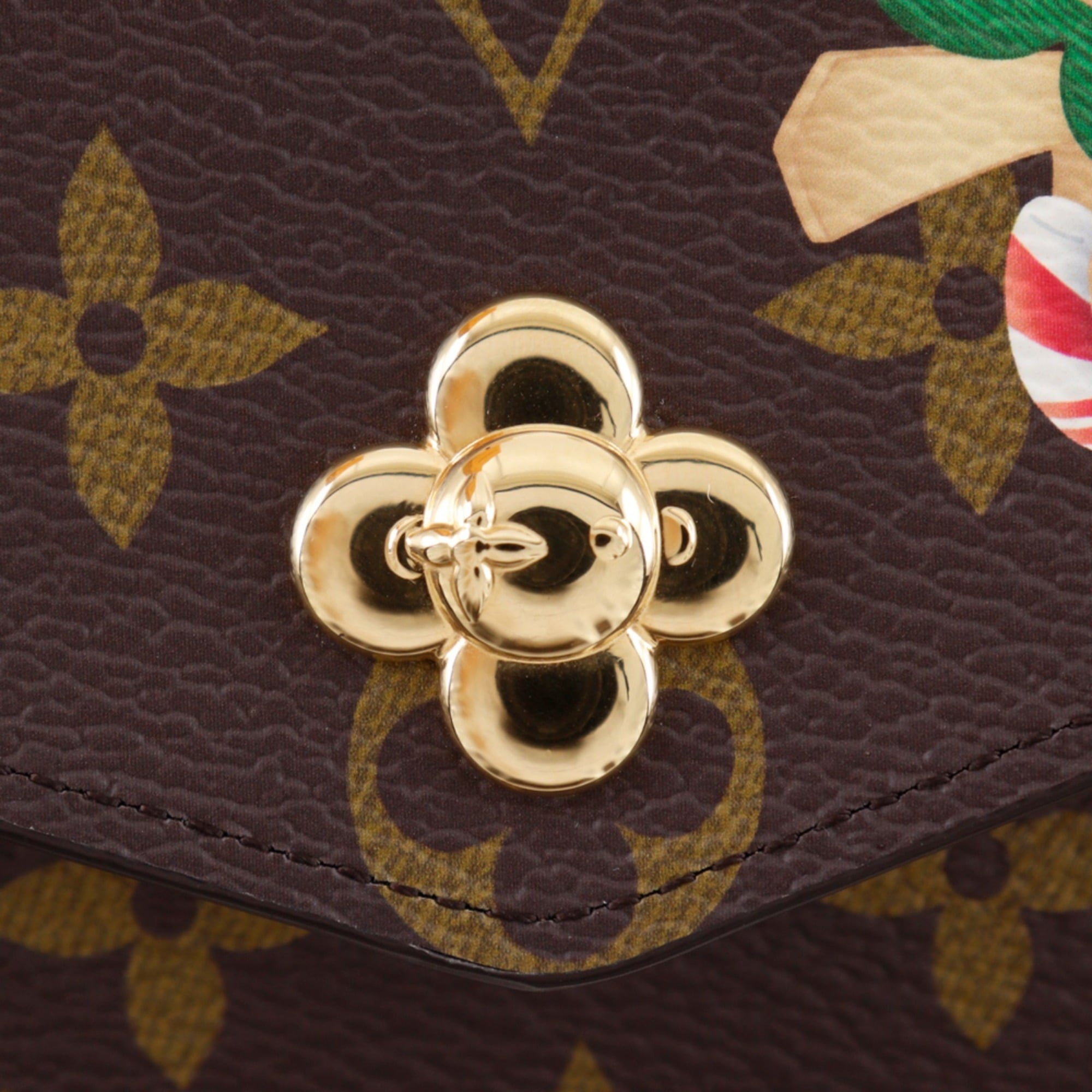 Louis Vuitton Monogram Brown Monogram Long Wallet (Bi-Fold) (Pre-Owned)