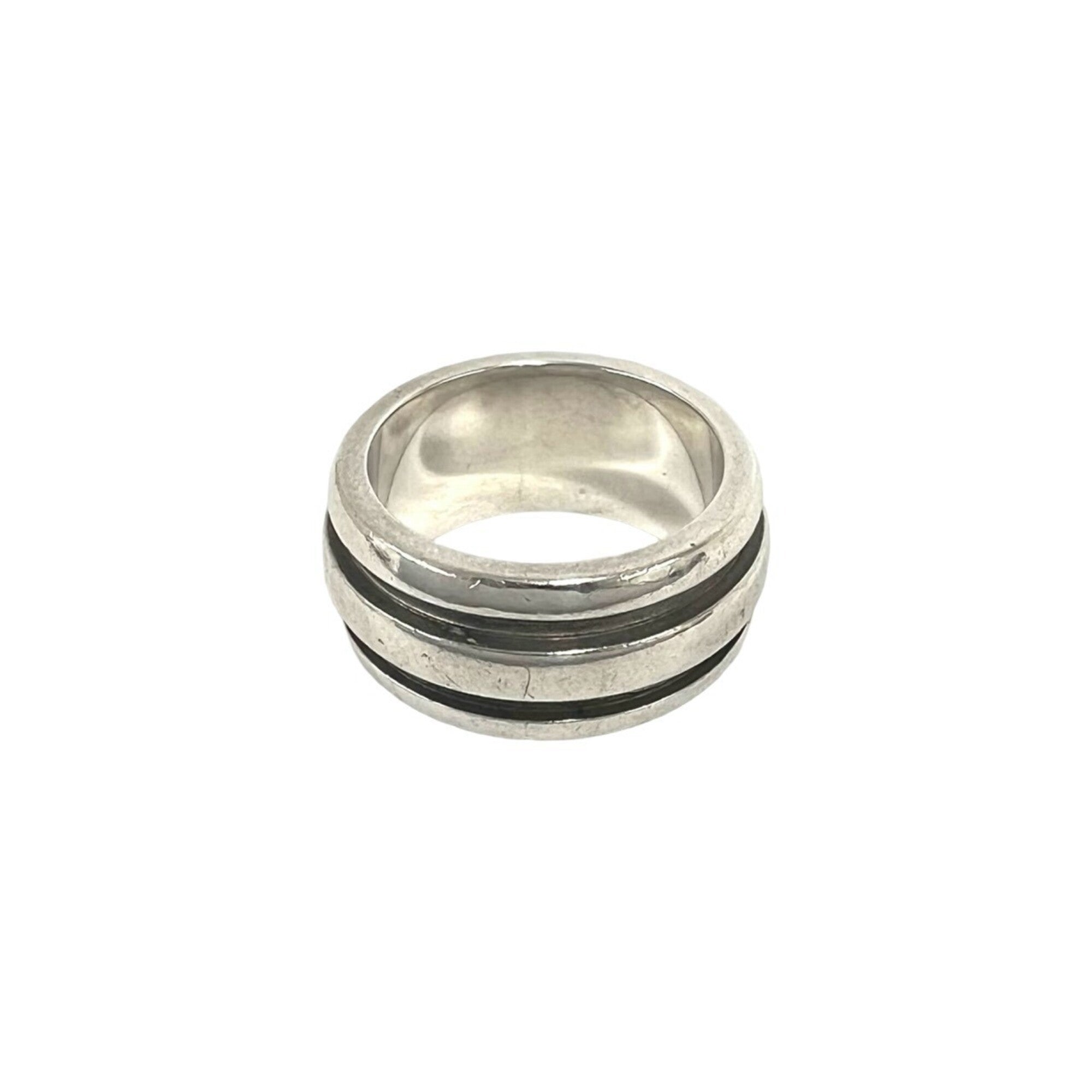 Tiffany Silver Silver 925 Band Ring (Pre-Owned)