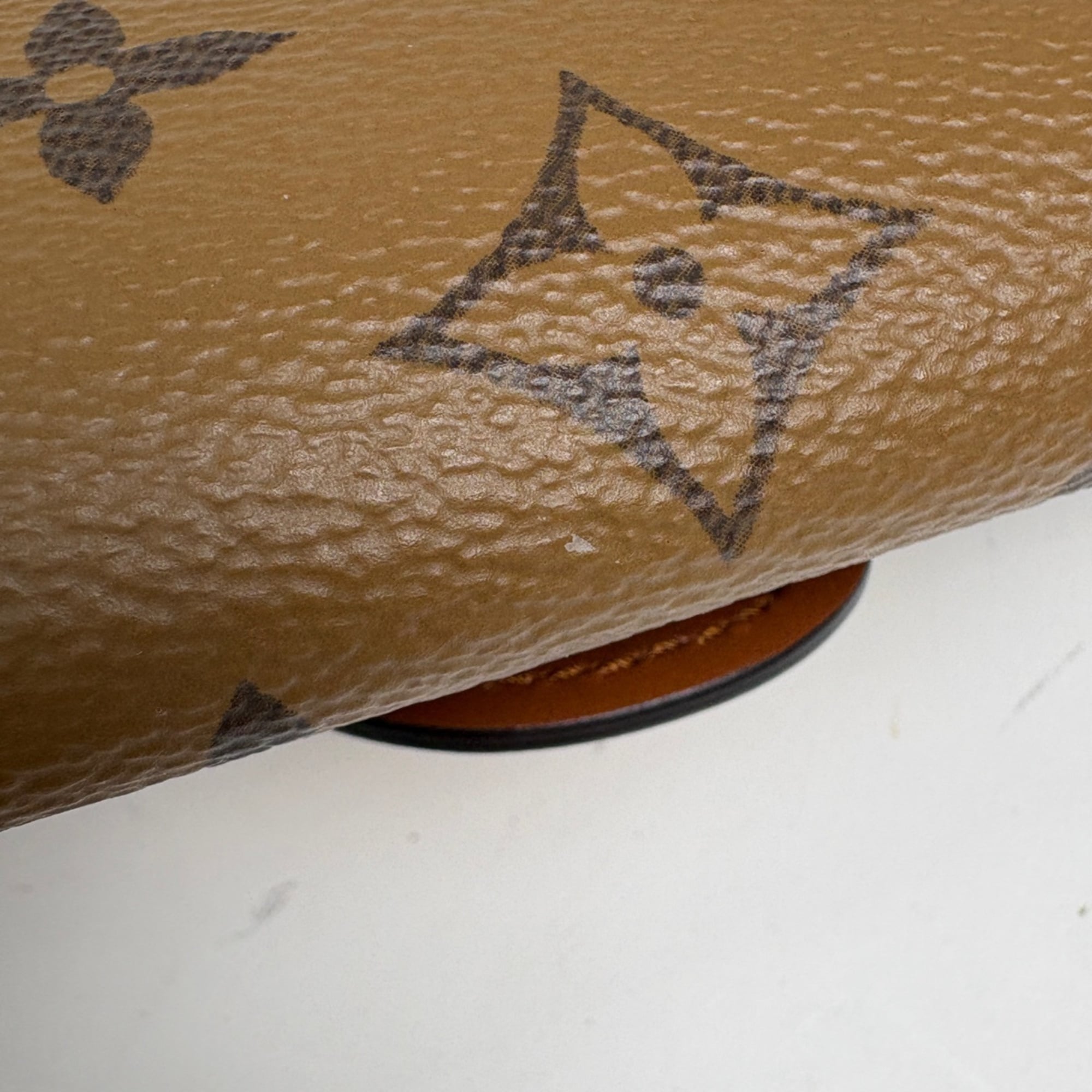 Louis Vuitton Brown Monogram Monogram Monogram Reverse Wallet (Tri-Fold) (Pre-Owned)