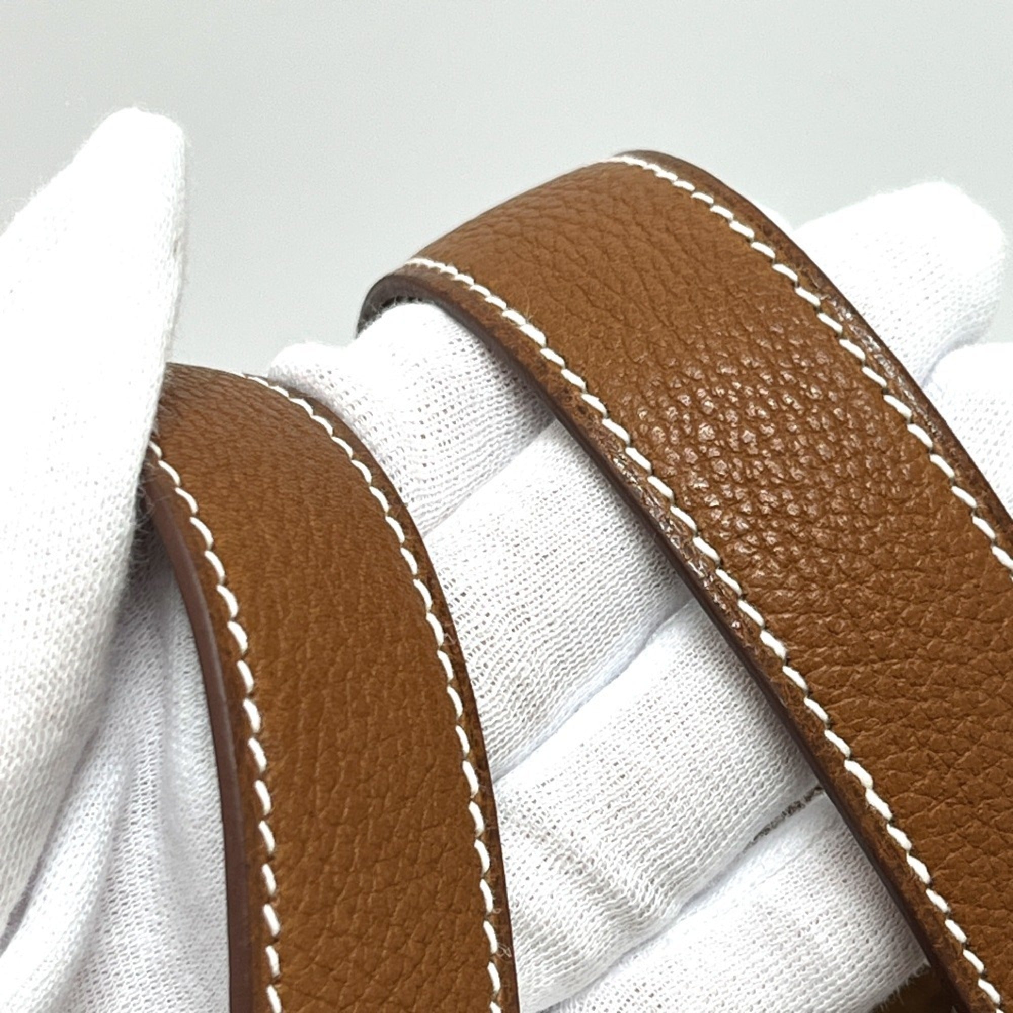 Hermes Fauve Barenia Leather Handbag (Pre-Owned)
