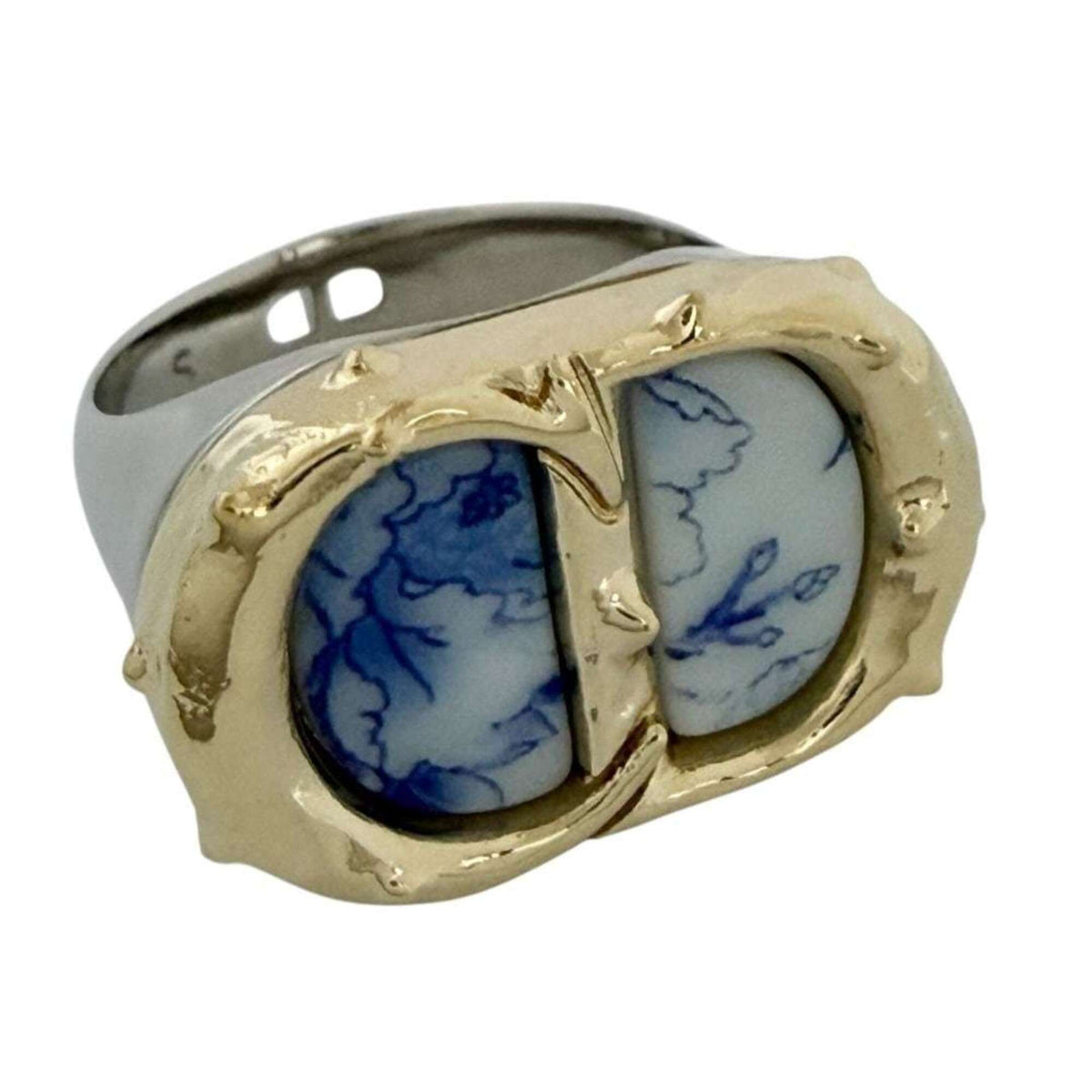 Christian Dior Metal Band Ring (Pre-Owned)