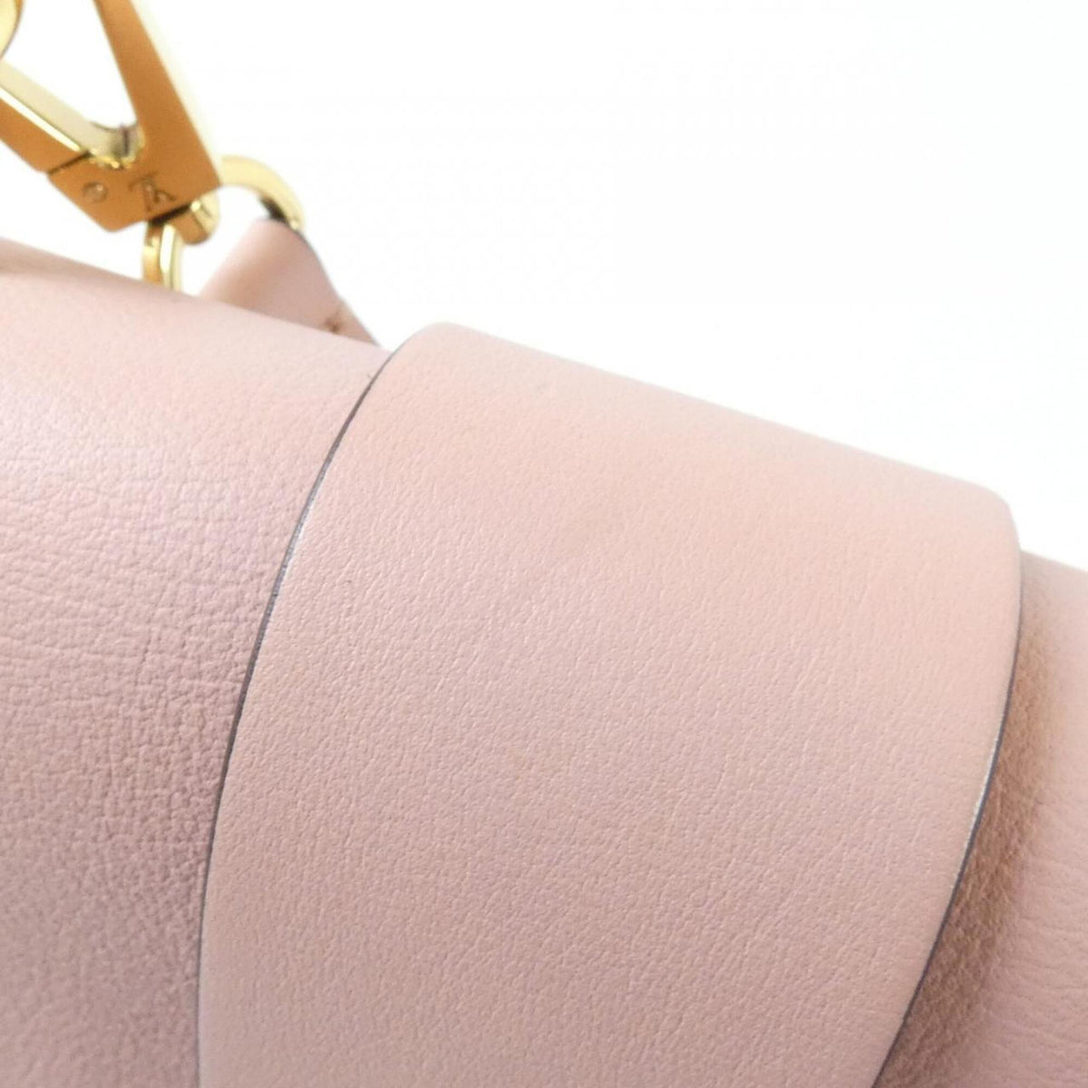 Louis Vuitton Marron Rose Poudre Coated Canvas Handbag (Pre-Owned)