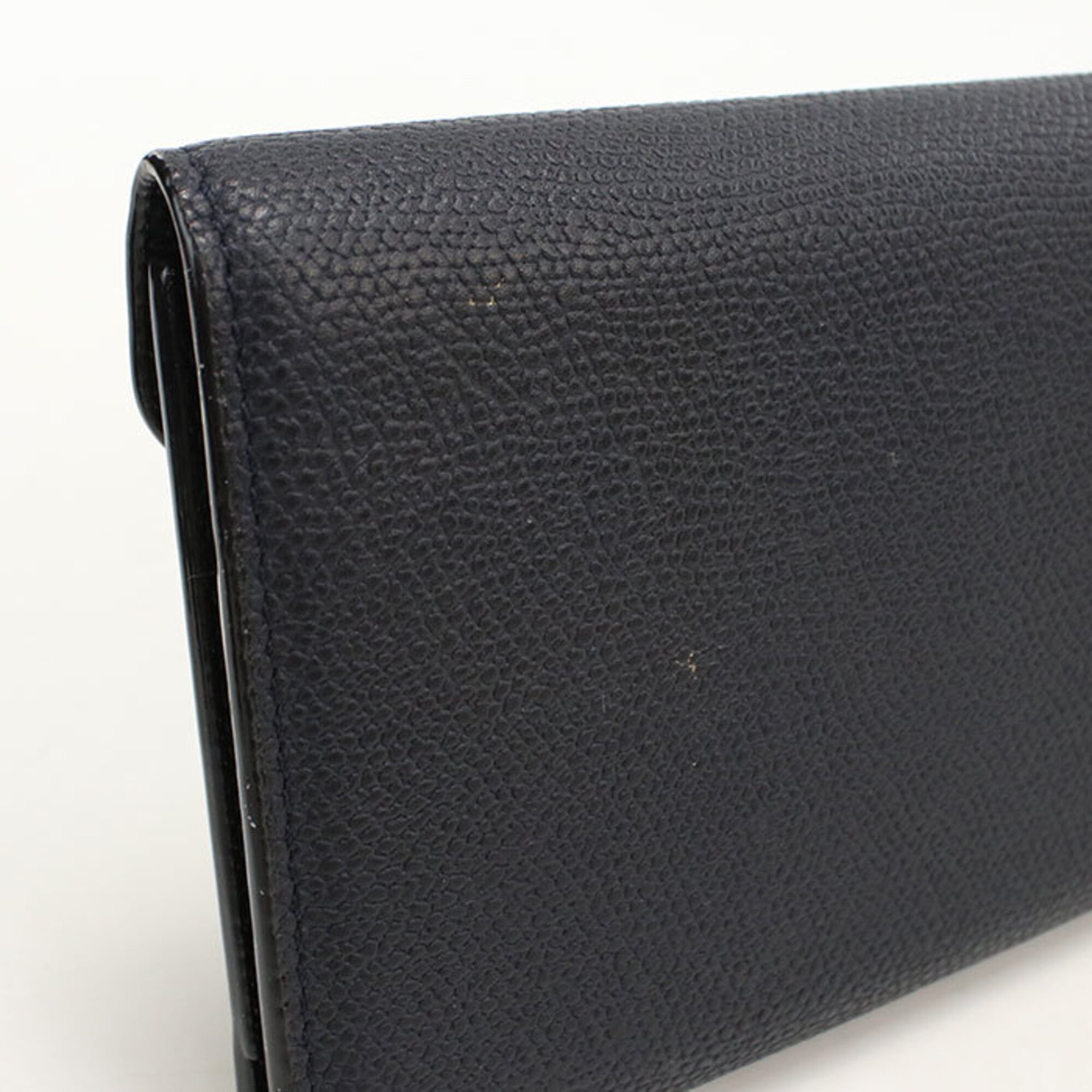 Valextra Navy Wallet (Tri-Fold) (Pre-Owned)