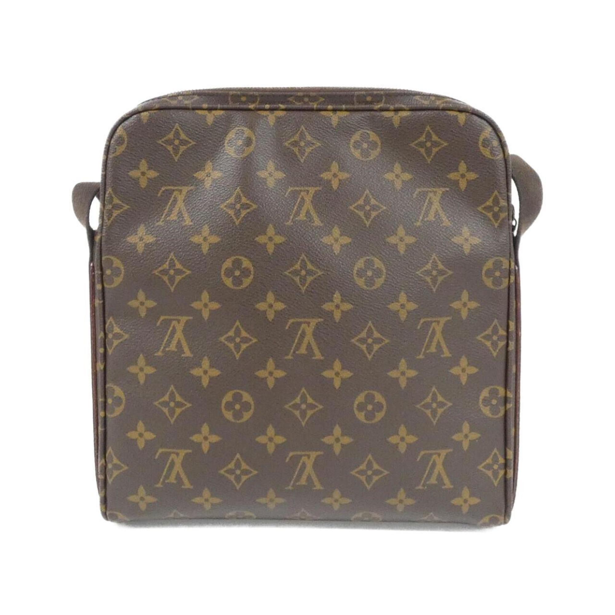 Louis Vuitton Brown Coated Canvas Shoulder Bag (Pre-Owned)