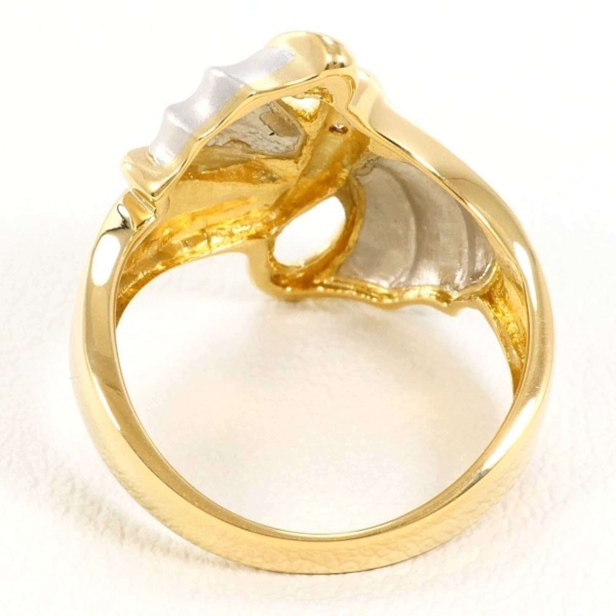 Unbranded Platinum Yellow Gold Yellow Gold (18K) Platinum 900 Band Ring (Pre-Owned)