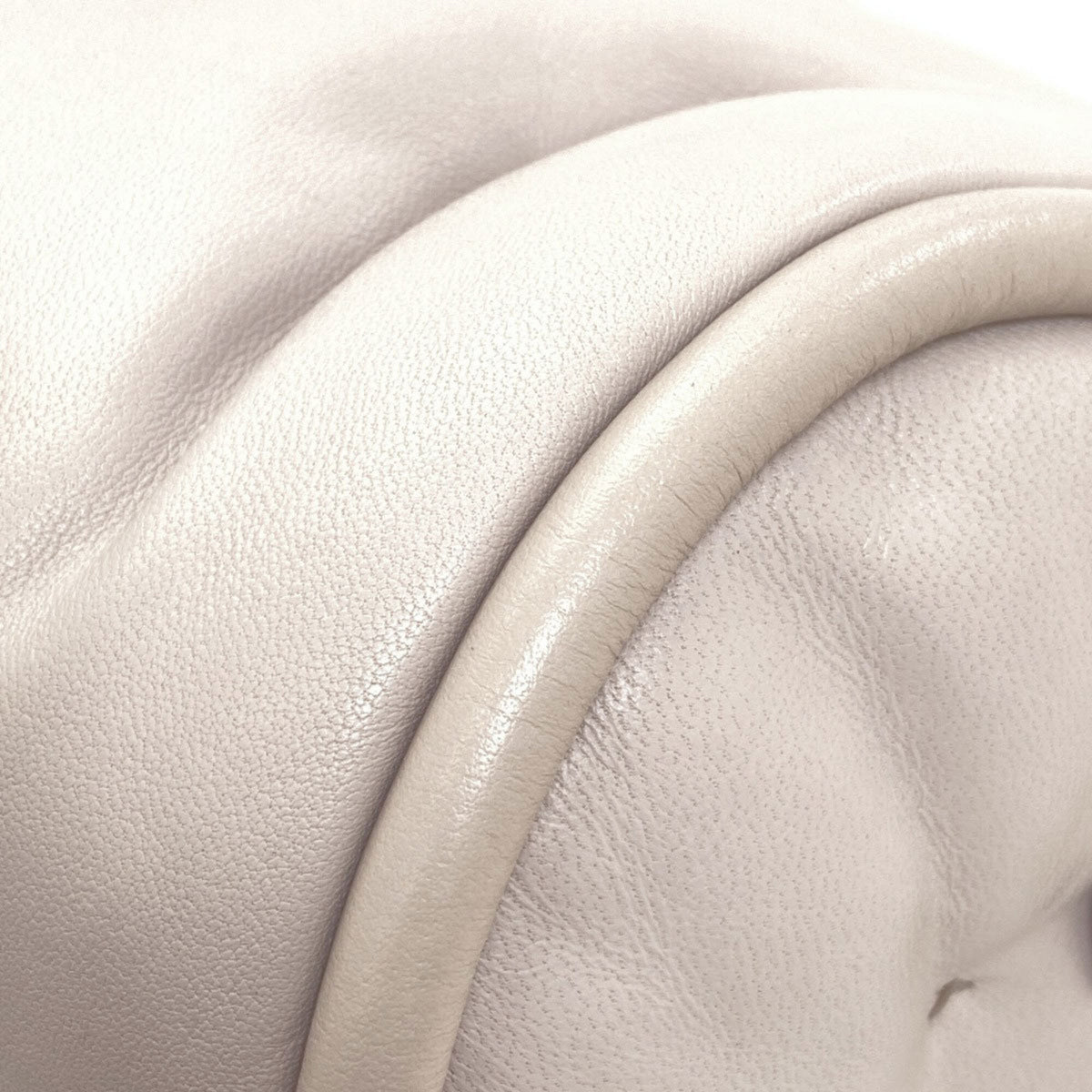 Anya Hindmarch Light Gray Leather Shoulder Bag (Pre-Owned)