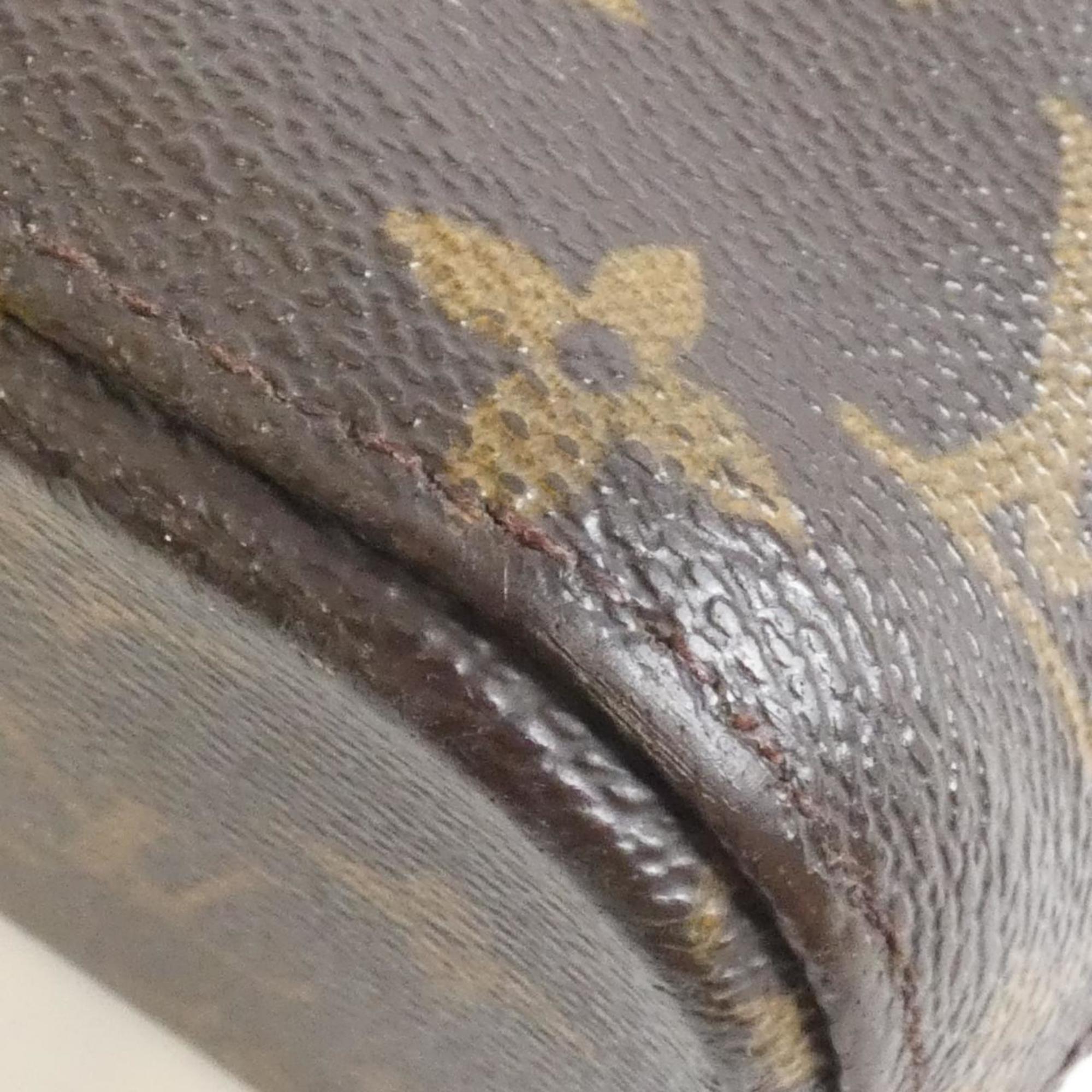 Louis Vuitton Brown Coated Canvas Handbag (Pre-Owned)