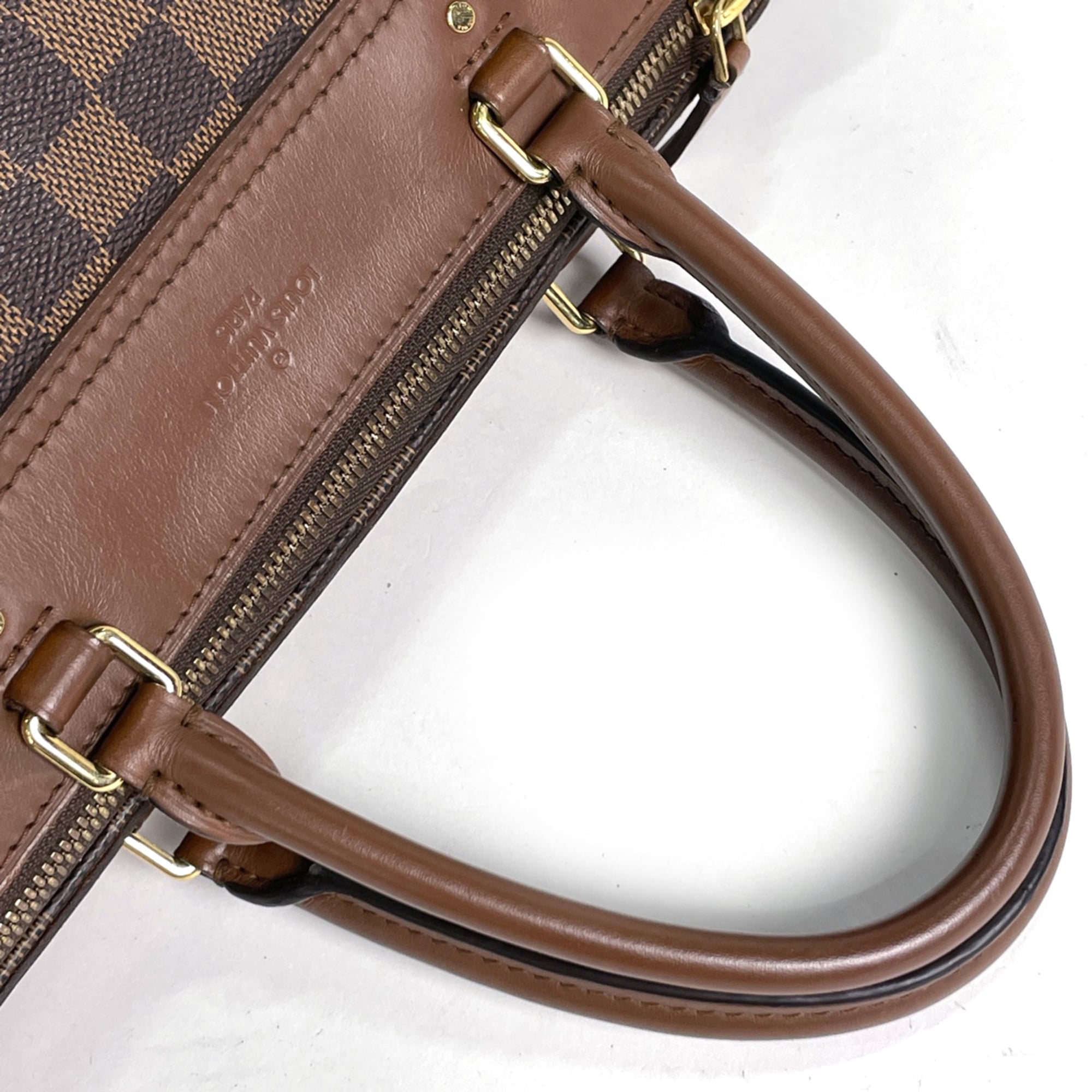 Louis Vuitton Damier Brown Damier Canvas Handbag (Pre-Owned)