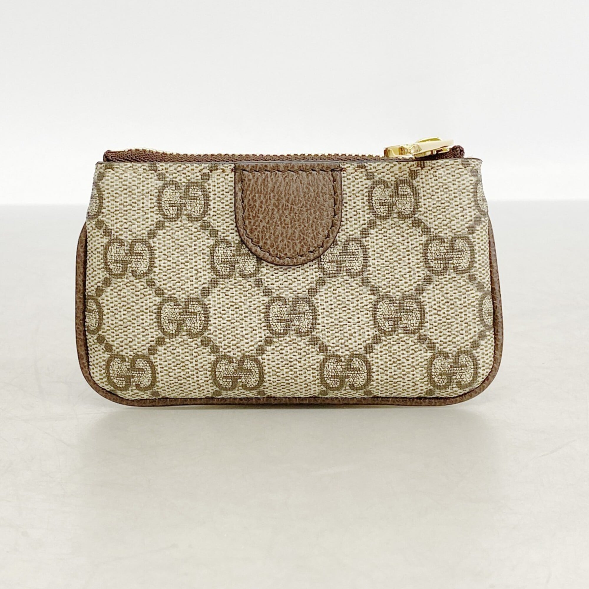 Gucci Brown Pvc Coin Purse/Coin Case (Pre-Owned)