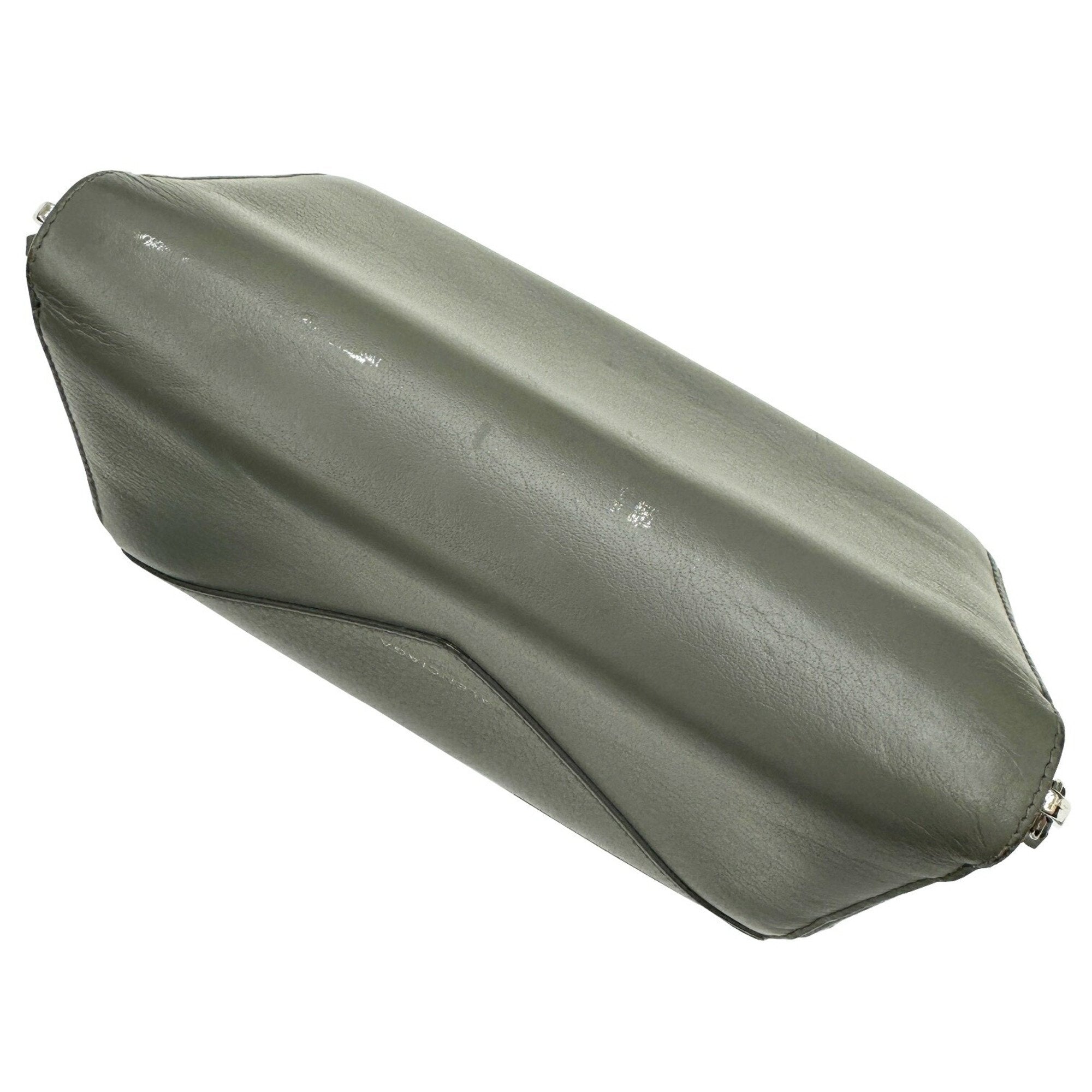 Balenciaga Gray Leather Long Wallet (Bi-Fold) (Pre-Owned)
