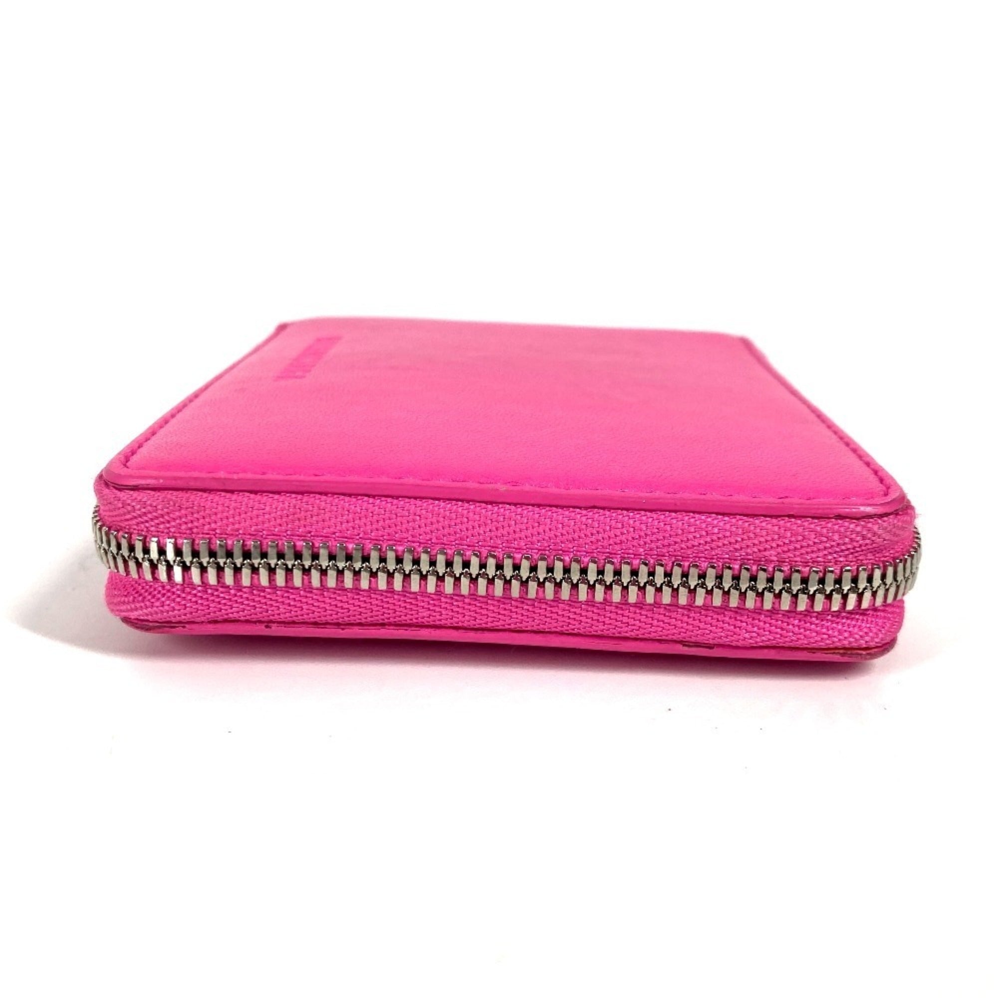 Balenciaga Pink Leather Wallet (Bi-Fold) (Pre-Owned)