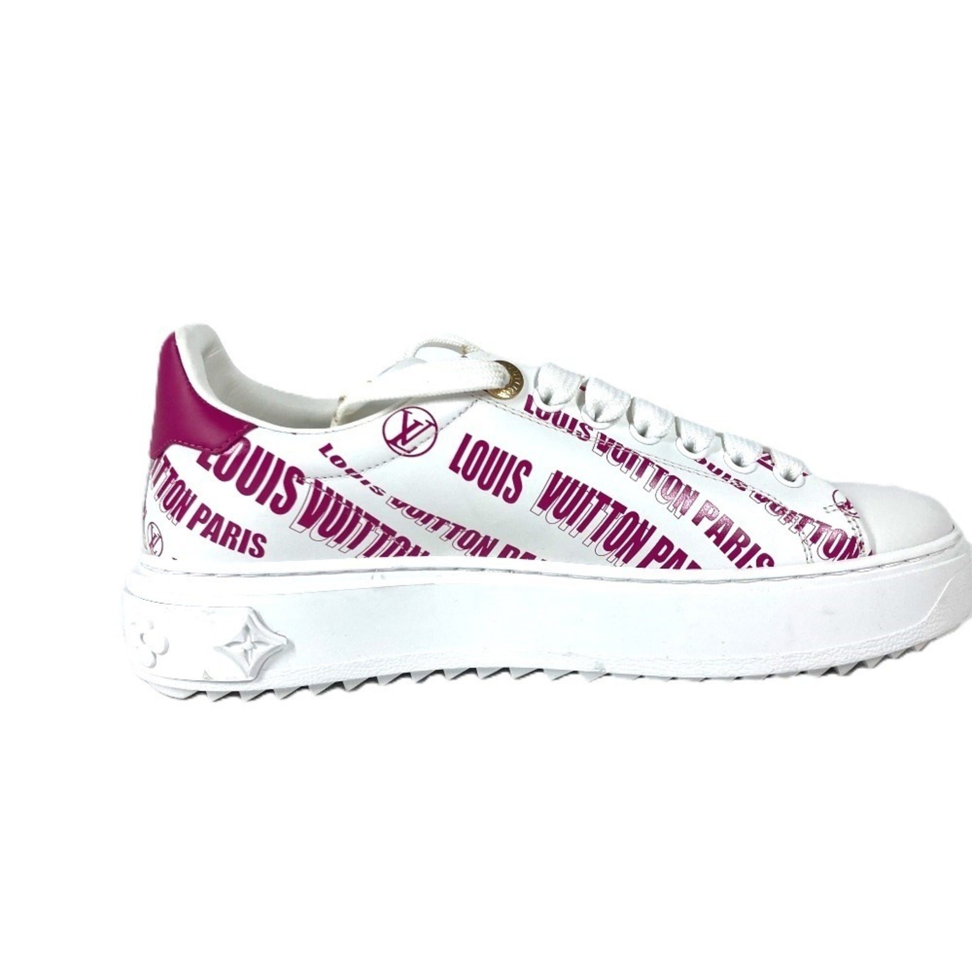 Louis Vuitton Pink White Sneakers (Pre-Owned)