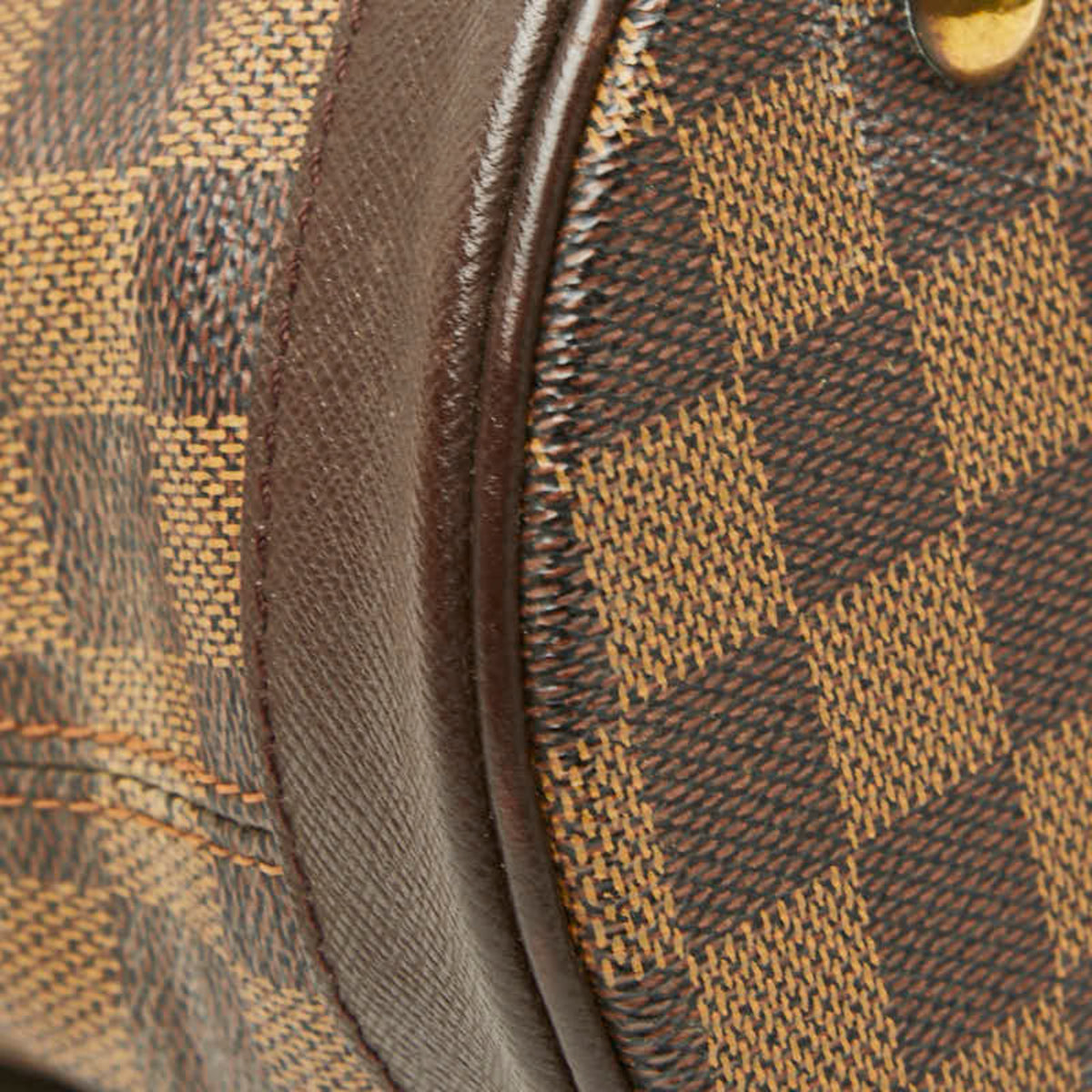 Louis Vuitton Brown Pvc Leather Shoulder Bag Tote Bag (Pre-Owned)